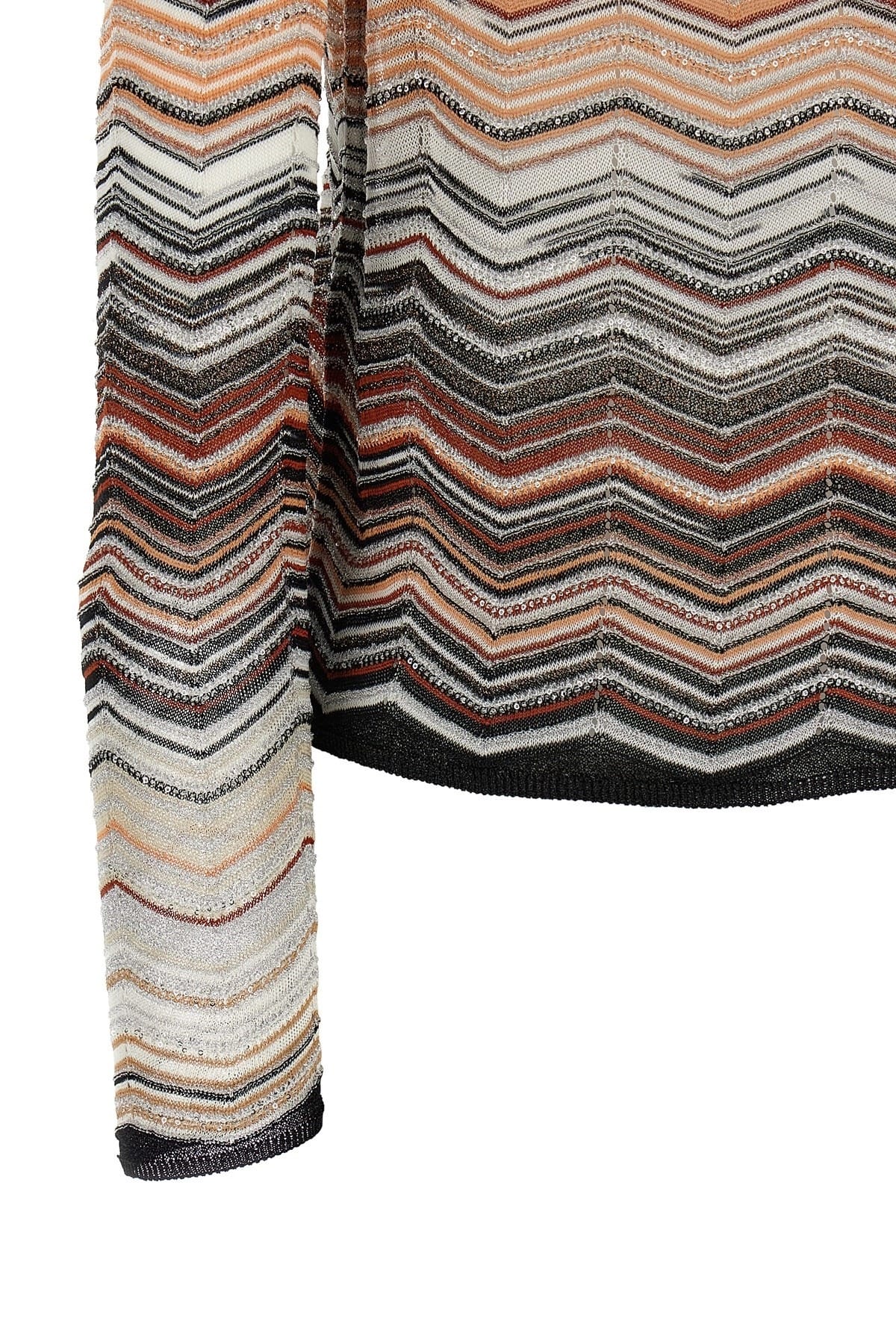 Missoni Missoni Chevron Lamé Cardigan