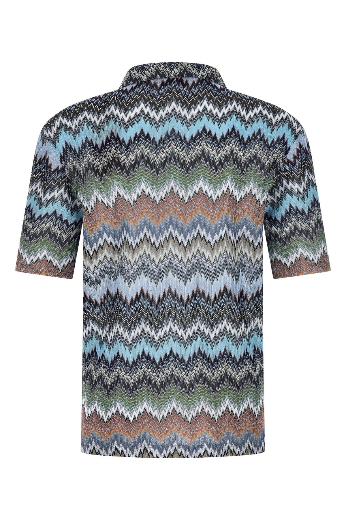 Missoni Missoni Chevron Snake Bowling Shirt