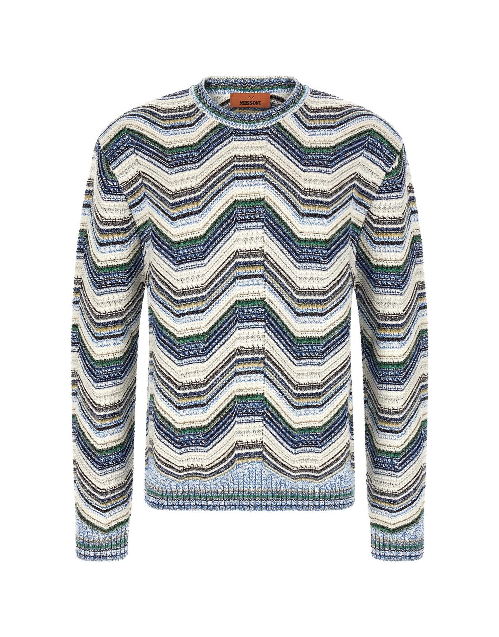 كنزة Missoni بنقشة متعرجة هندسية