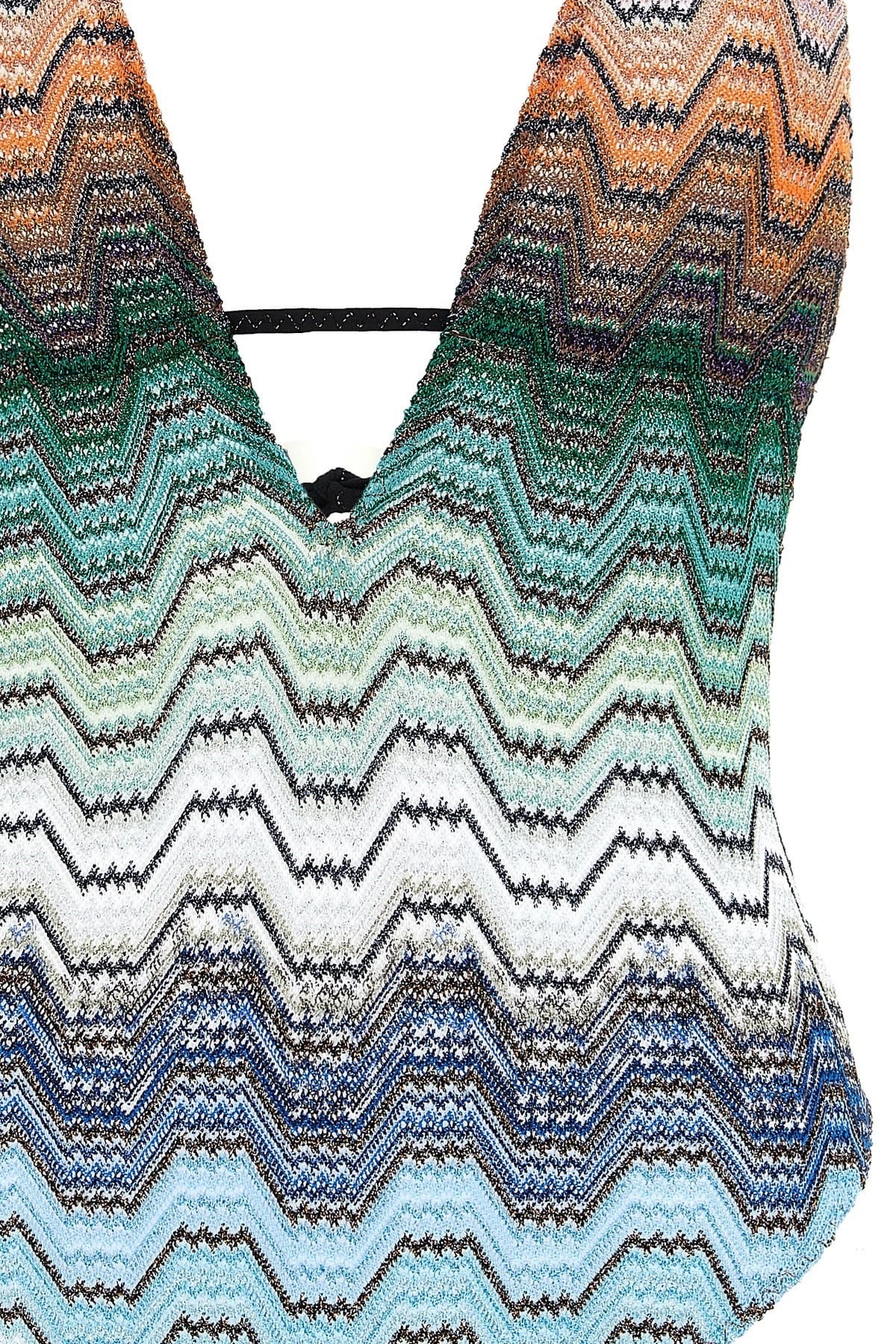 Missoni Missoni Greek Pattern One-Piece Swimsuit