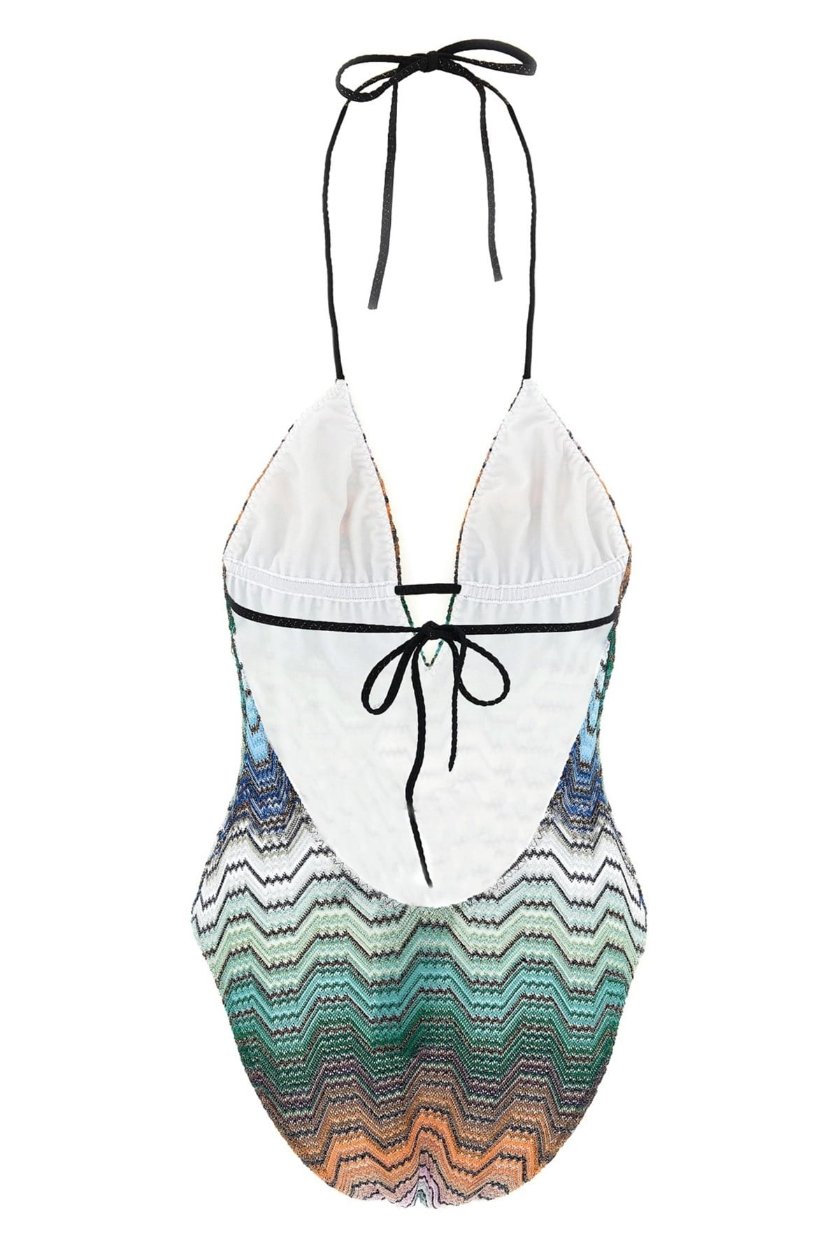 Missoni Missoni Greek Pattern One-Piece Swimsuit