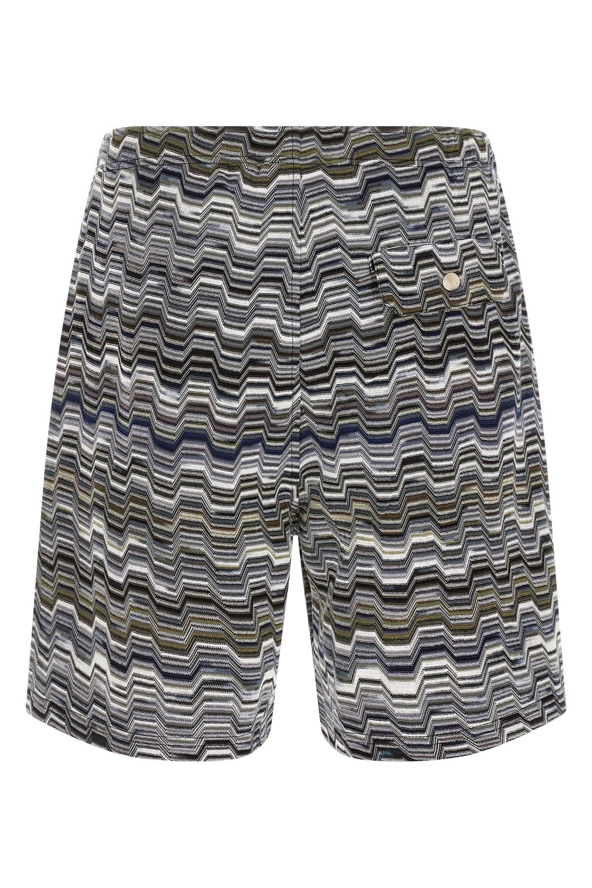 Missoni Irregular Zigzag Bermuda Shorts - alternate view
