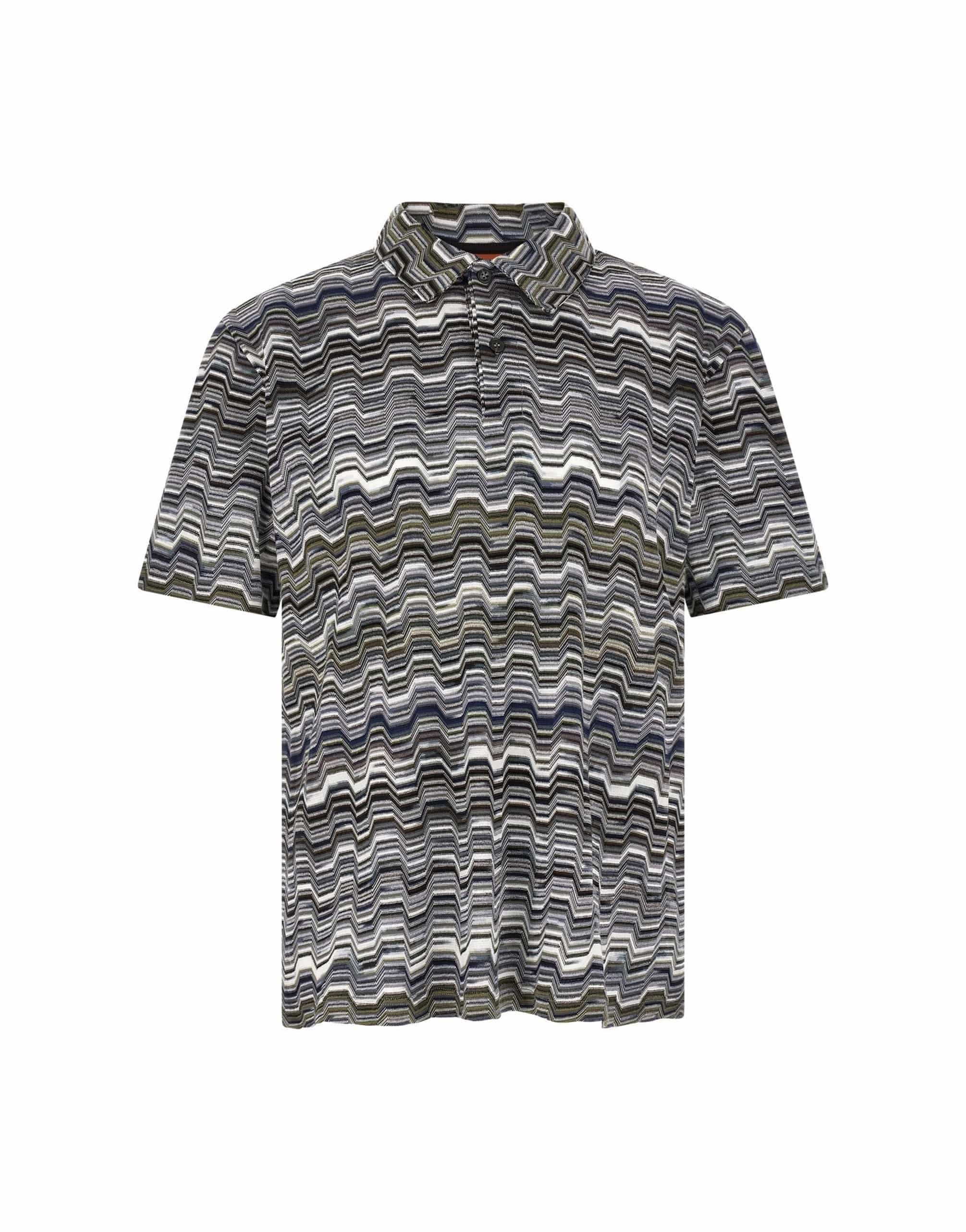 Missoni Missoni Irregular Zigzag Polo Shirt