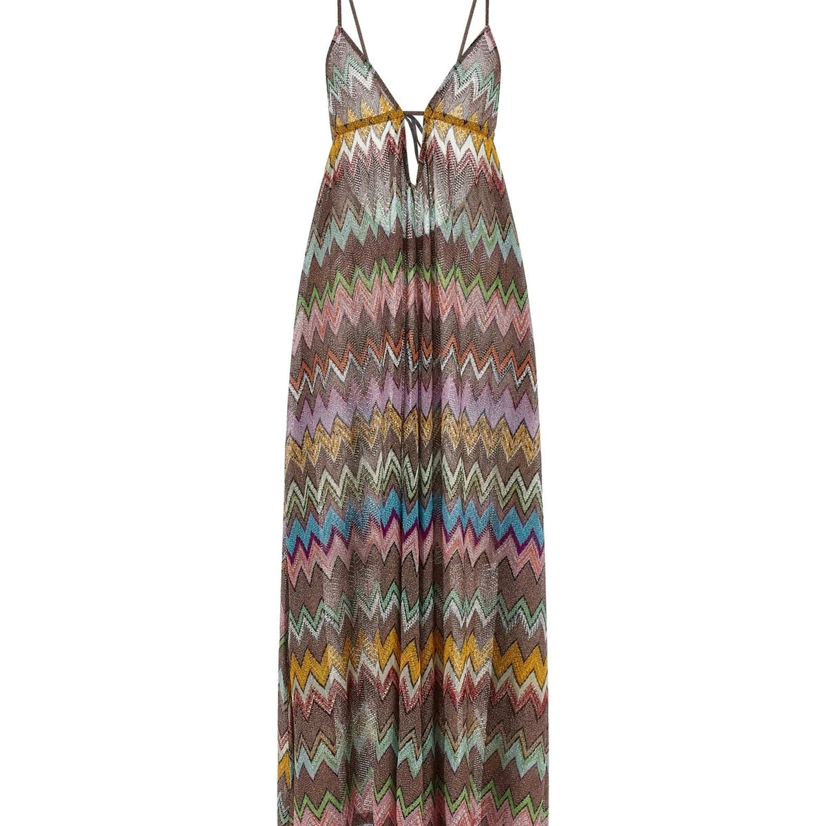 missoni lame maxi dress Missoni Zigzag Lam Maxi Dress | Blue