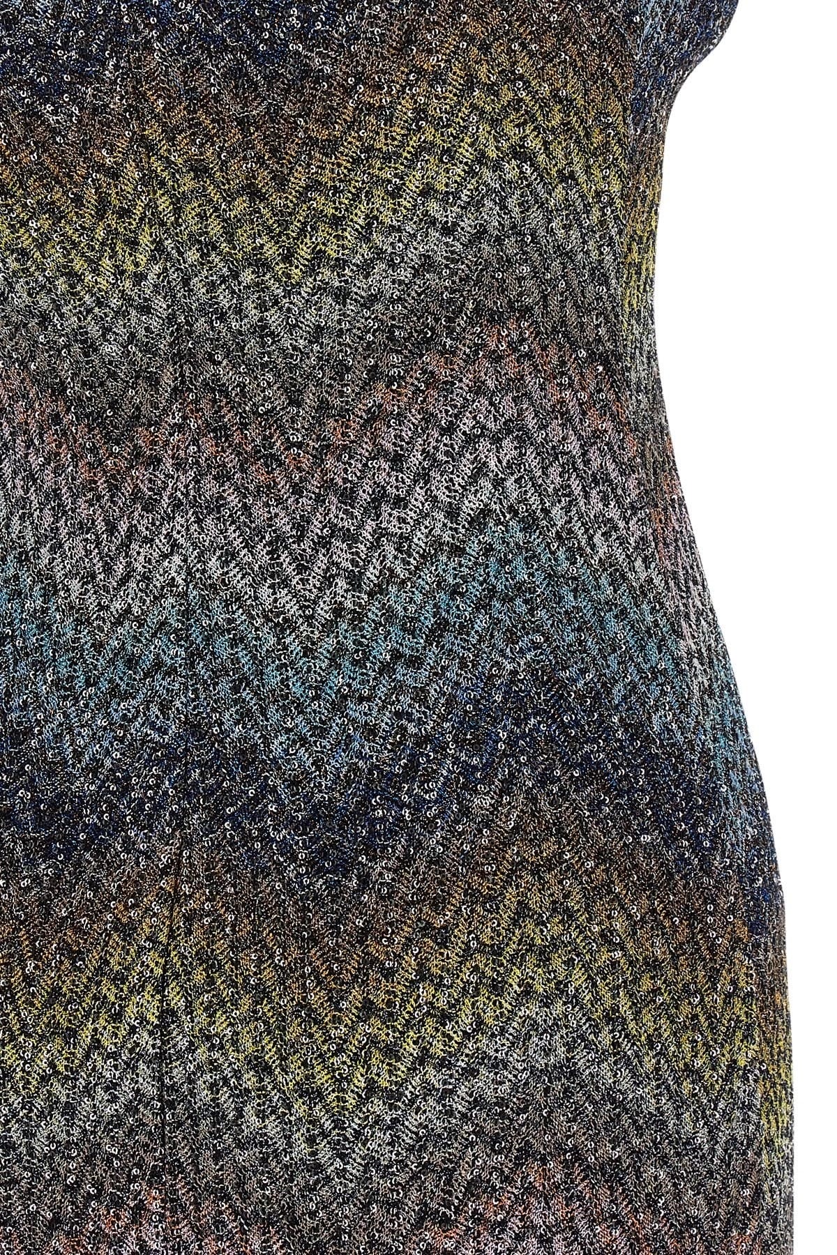 Missoni Missoni Lamé Viscose Mini Dress