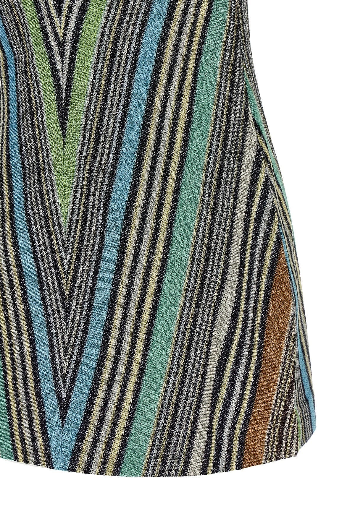 Missoni Missoni Lamé Viscose Mini Dress