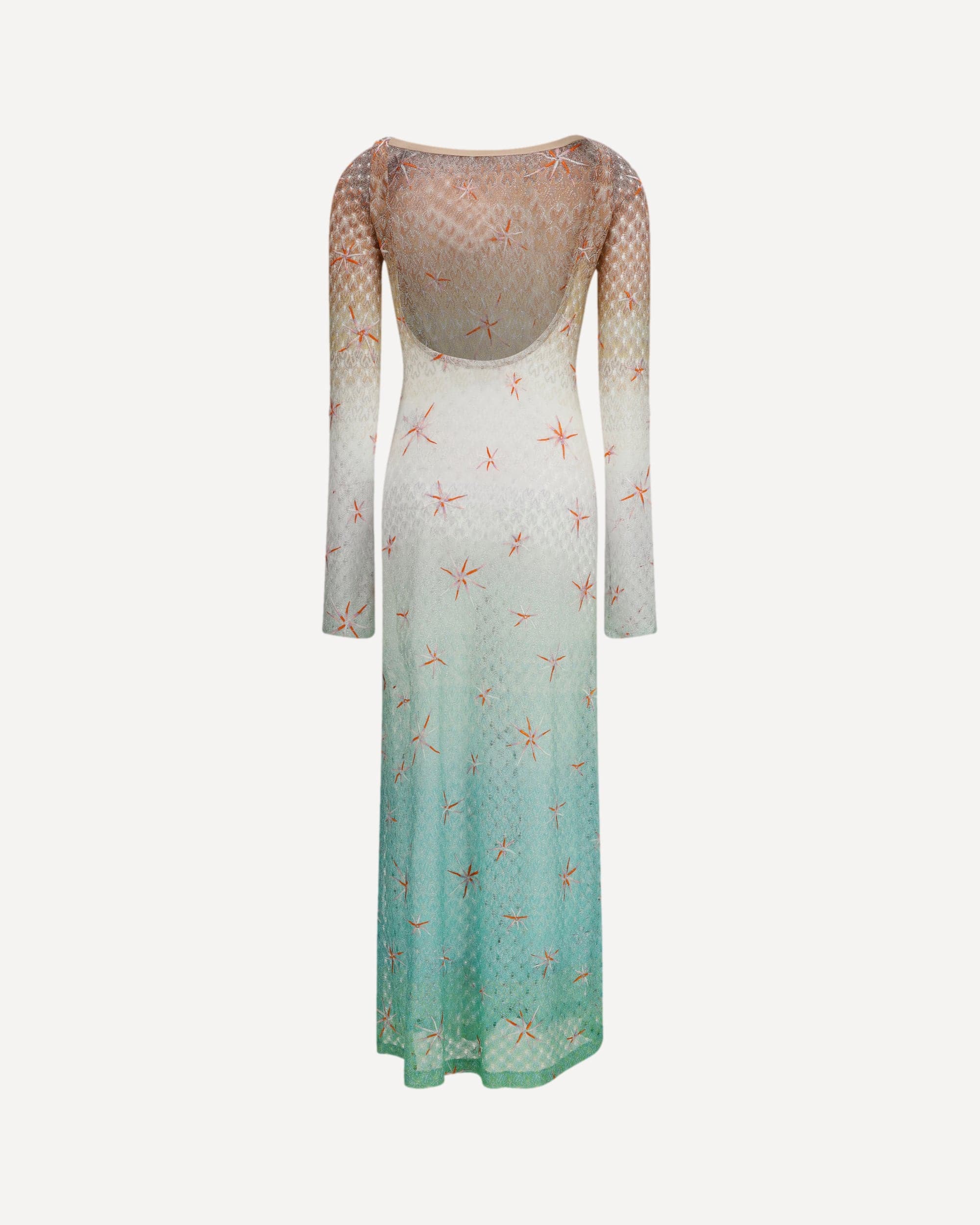 Missoni Long Viscose Lamé Cover-Up Dress