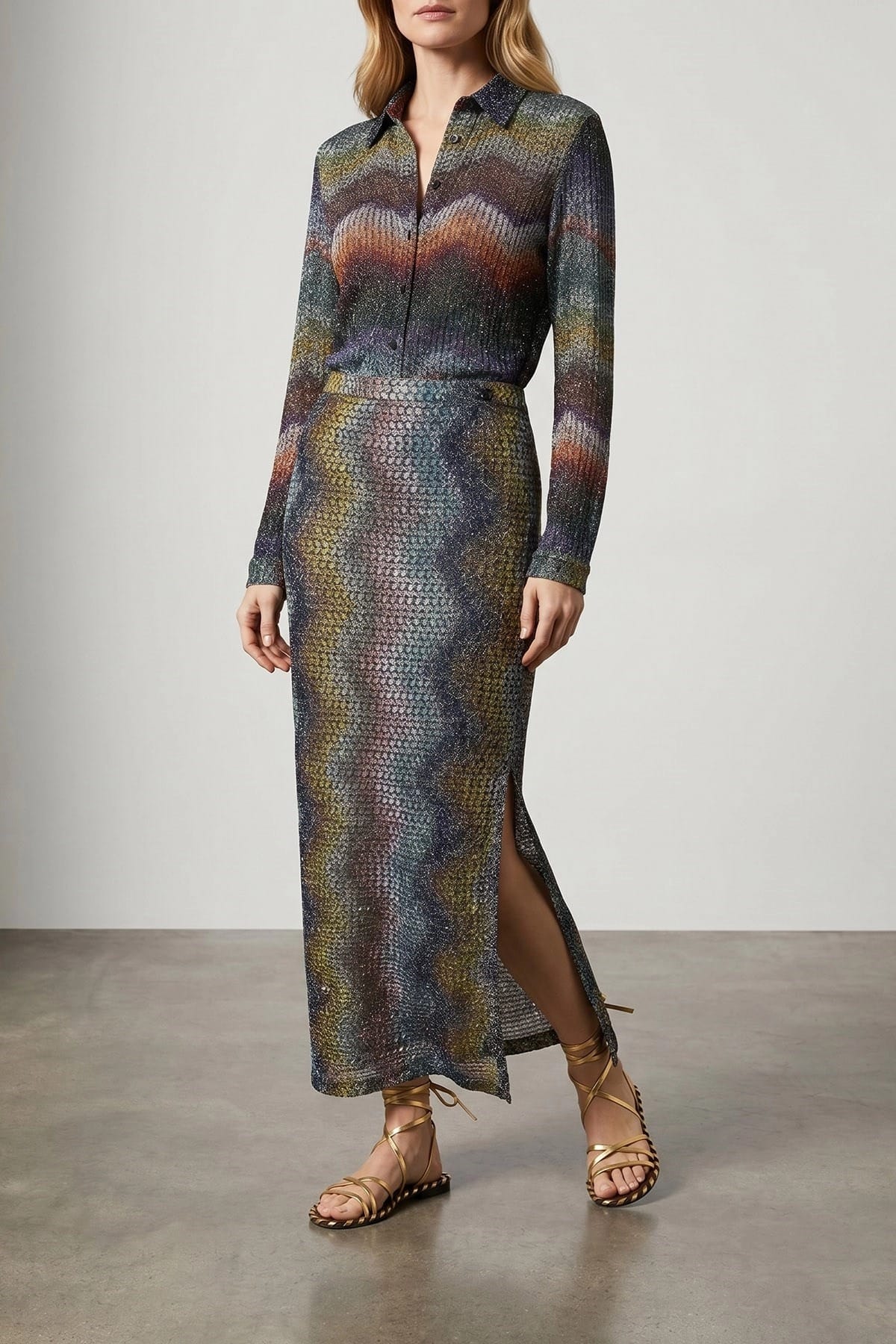 Missoni Sequin Lamé Viscose Shirt - alternate view