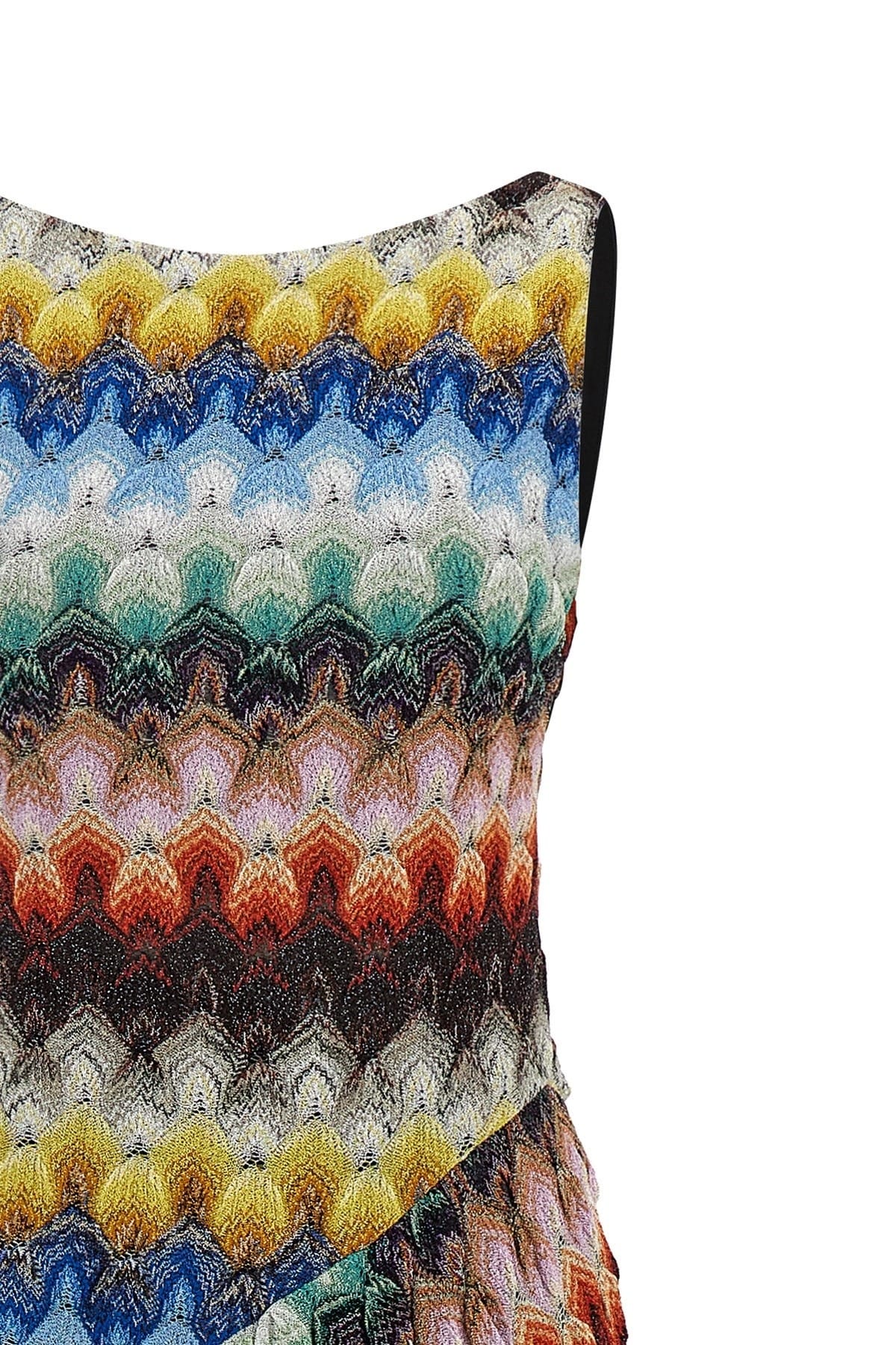 Missoni Missoni Sleeveless Raschel Knit Maxi Dress
