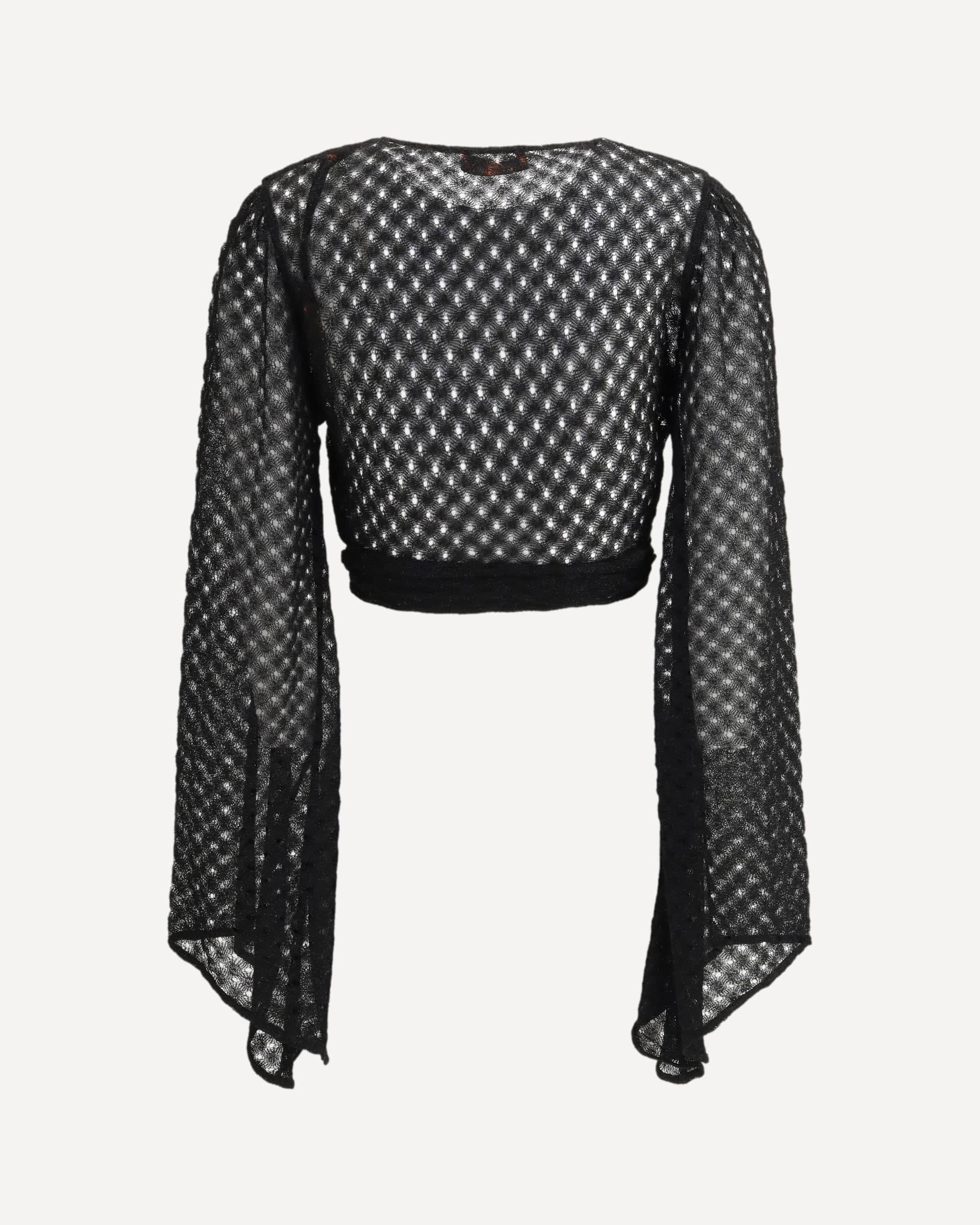 Missoni Wrap Top In Lamé Viscose - alternate view