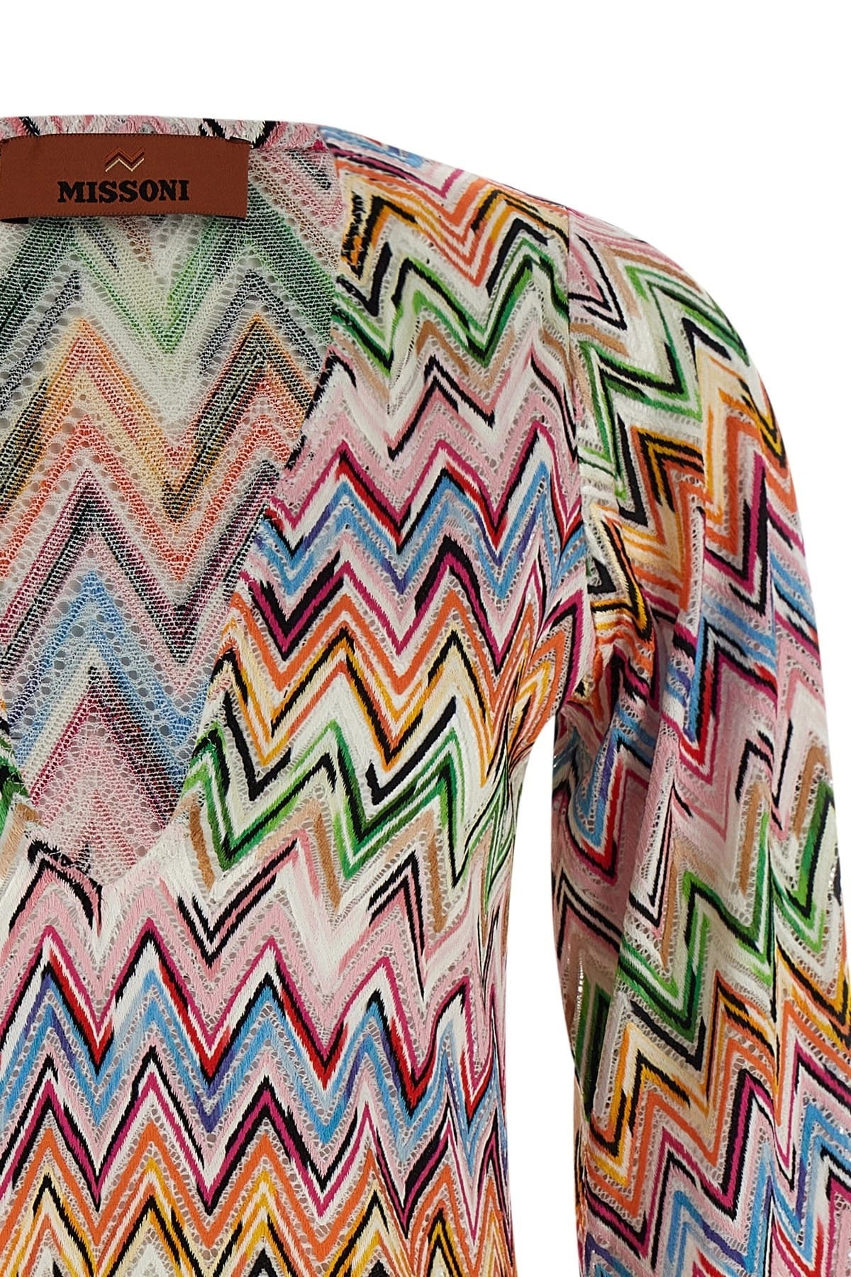 Missoni Missoni Zig Zag Embroidery Mini Dress