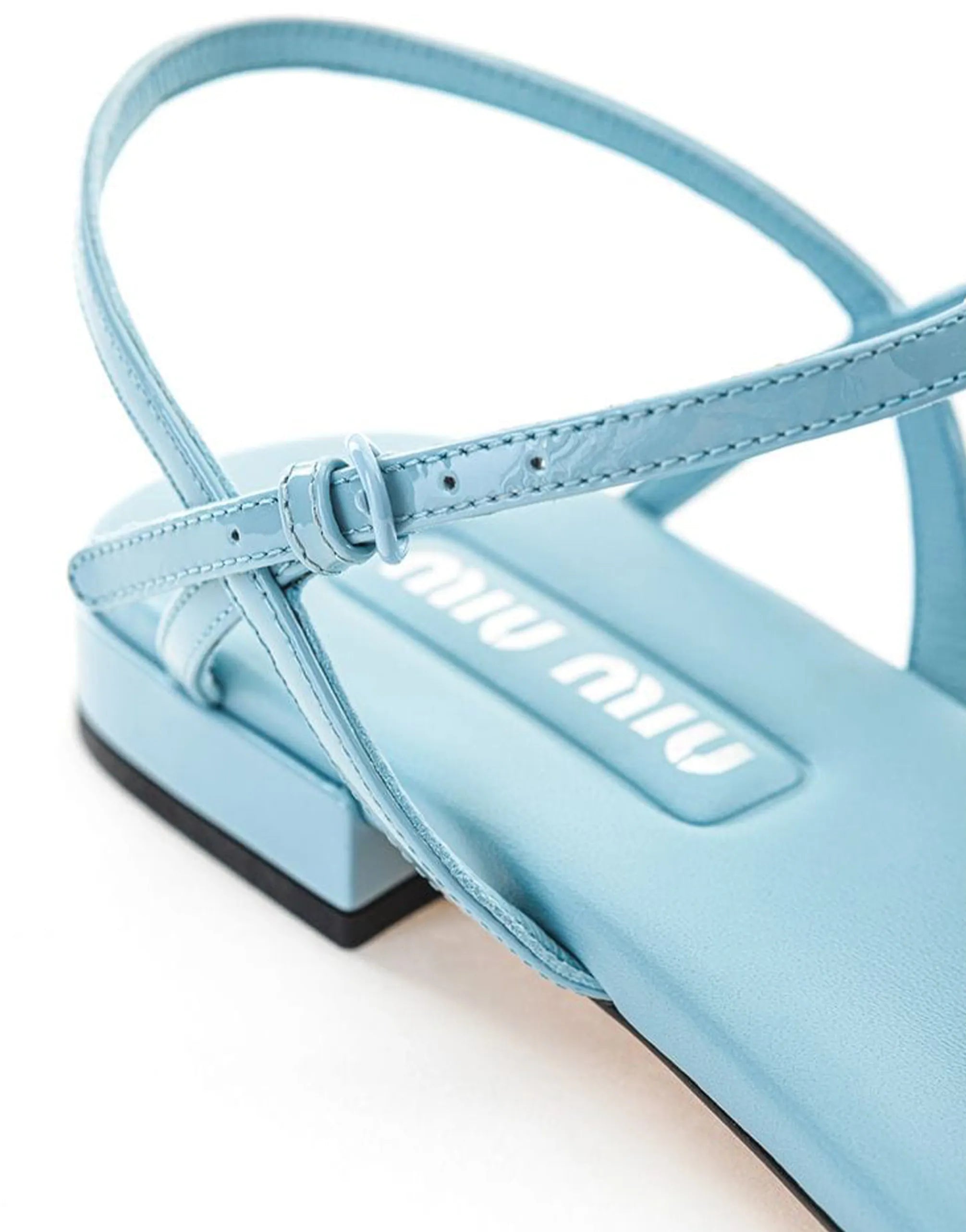 Miu Miu Miu Miu Azure Thong Flip-Flop Sandals