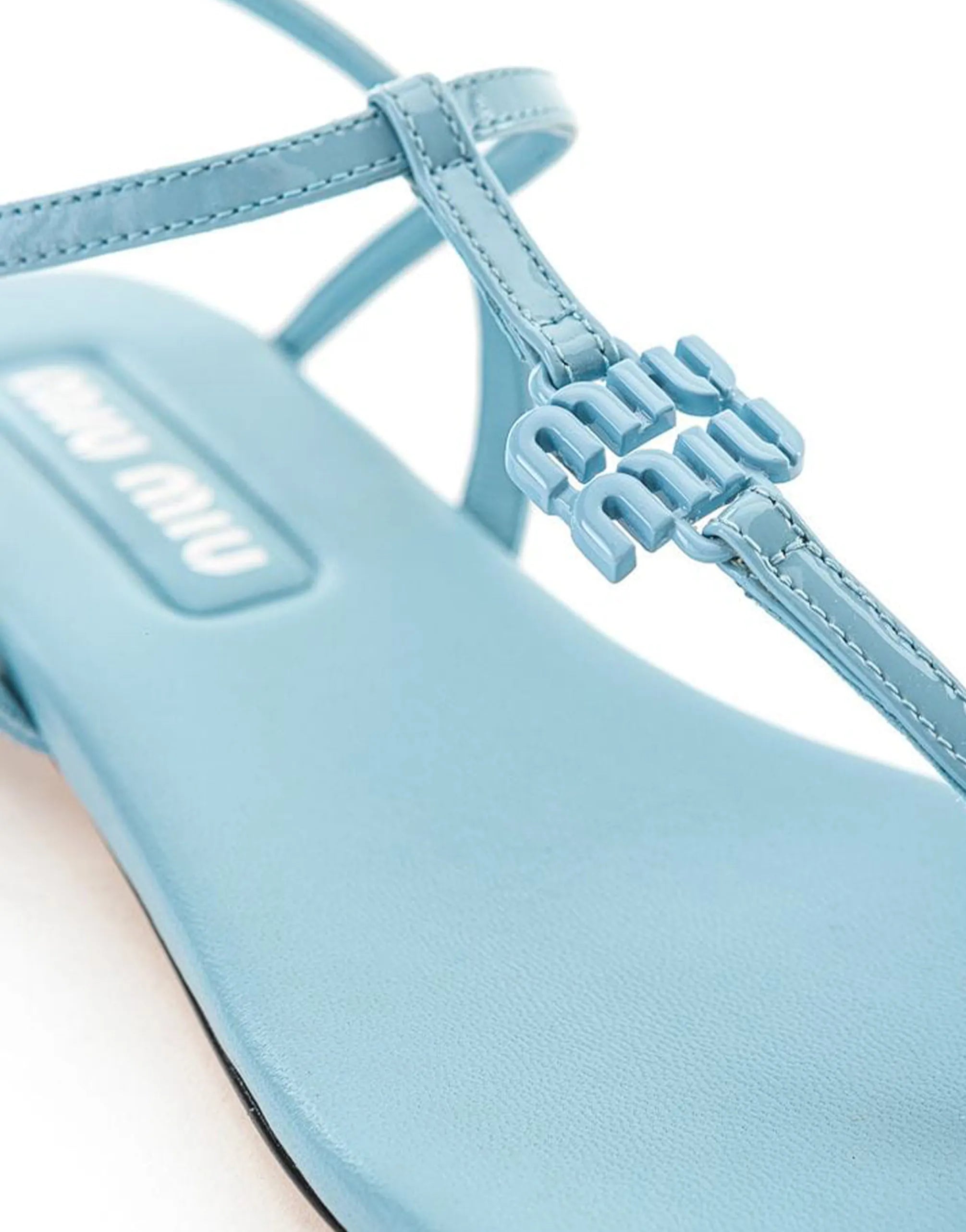 Miu Miu Miu Miu Azure Thong Flip-Flop Sandals