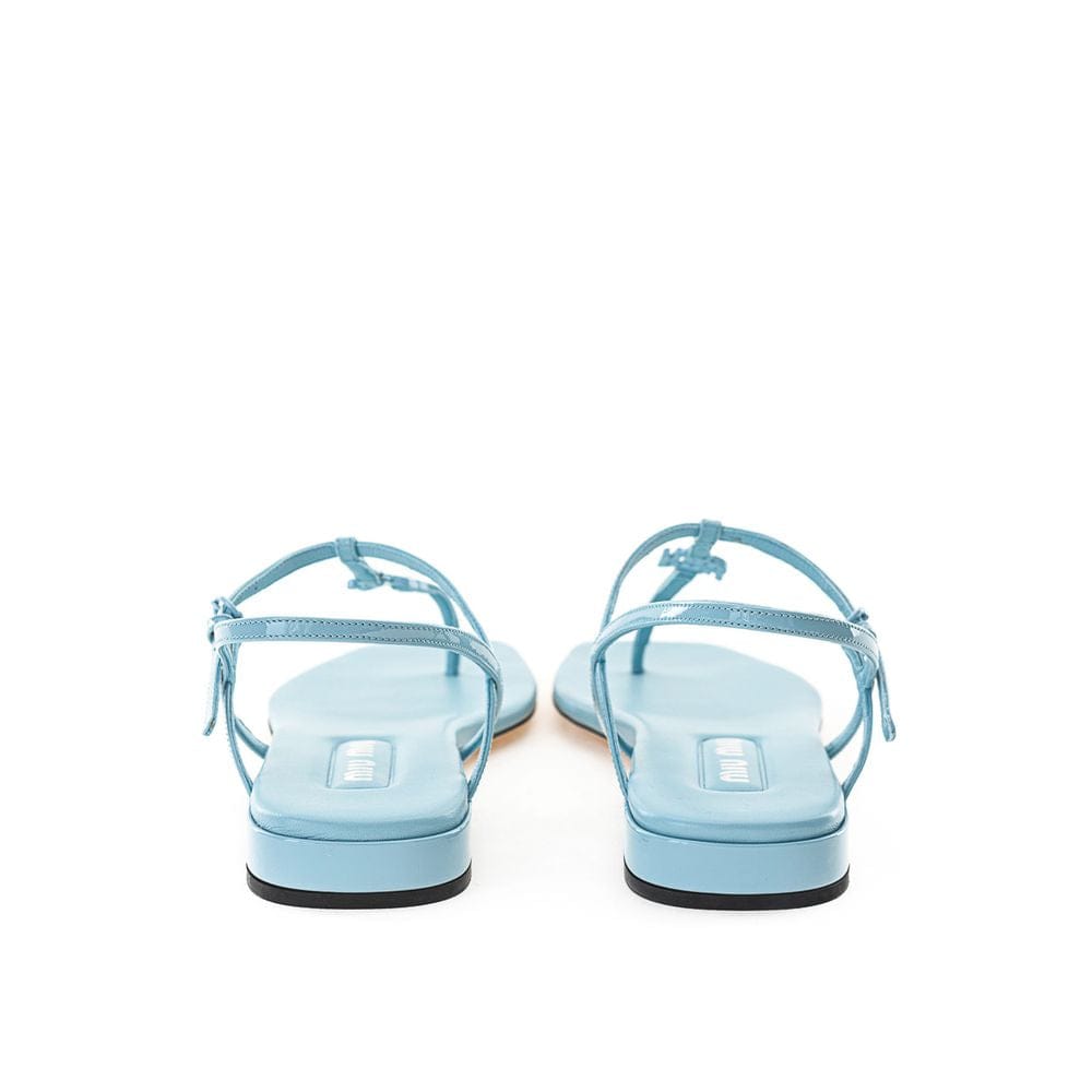 Miu Miu Miu Miu Azure Thong Flip-Flop Sandals