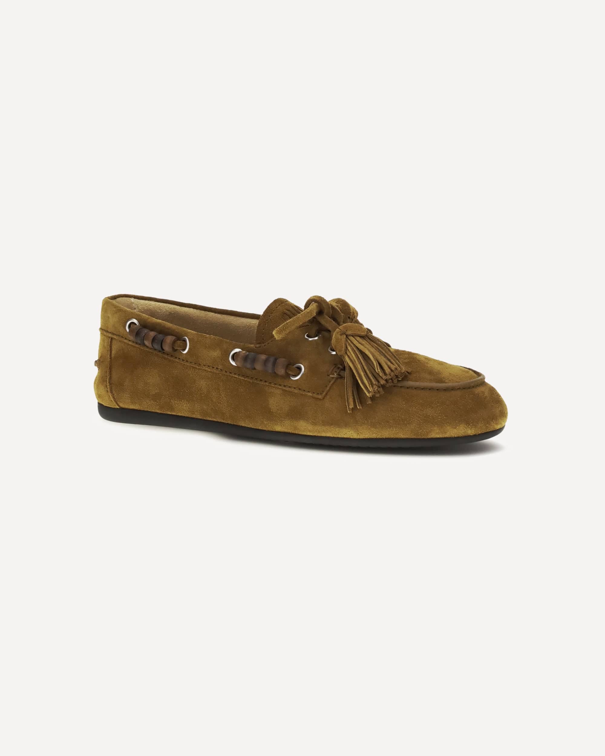Miu Miu Boat Suede Loafers - alternate view