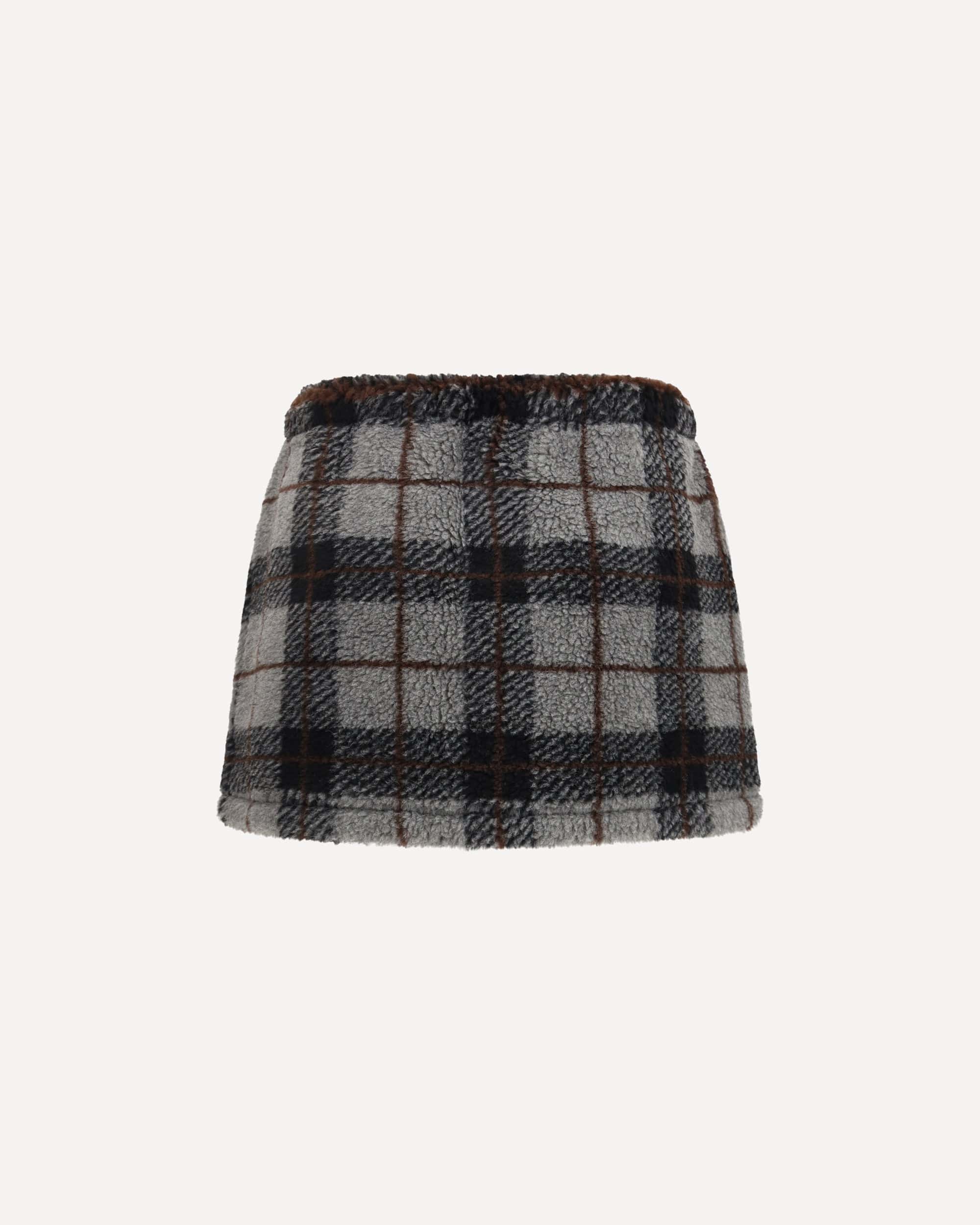 Miu Miu Check Mini Skirt