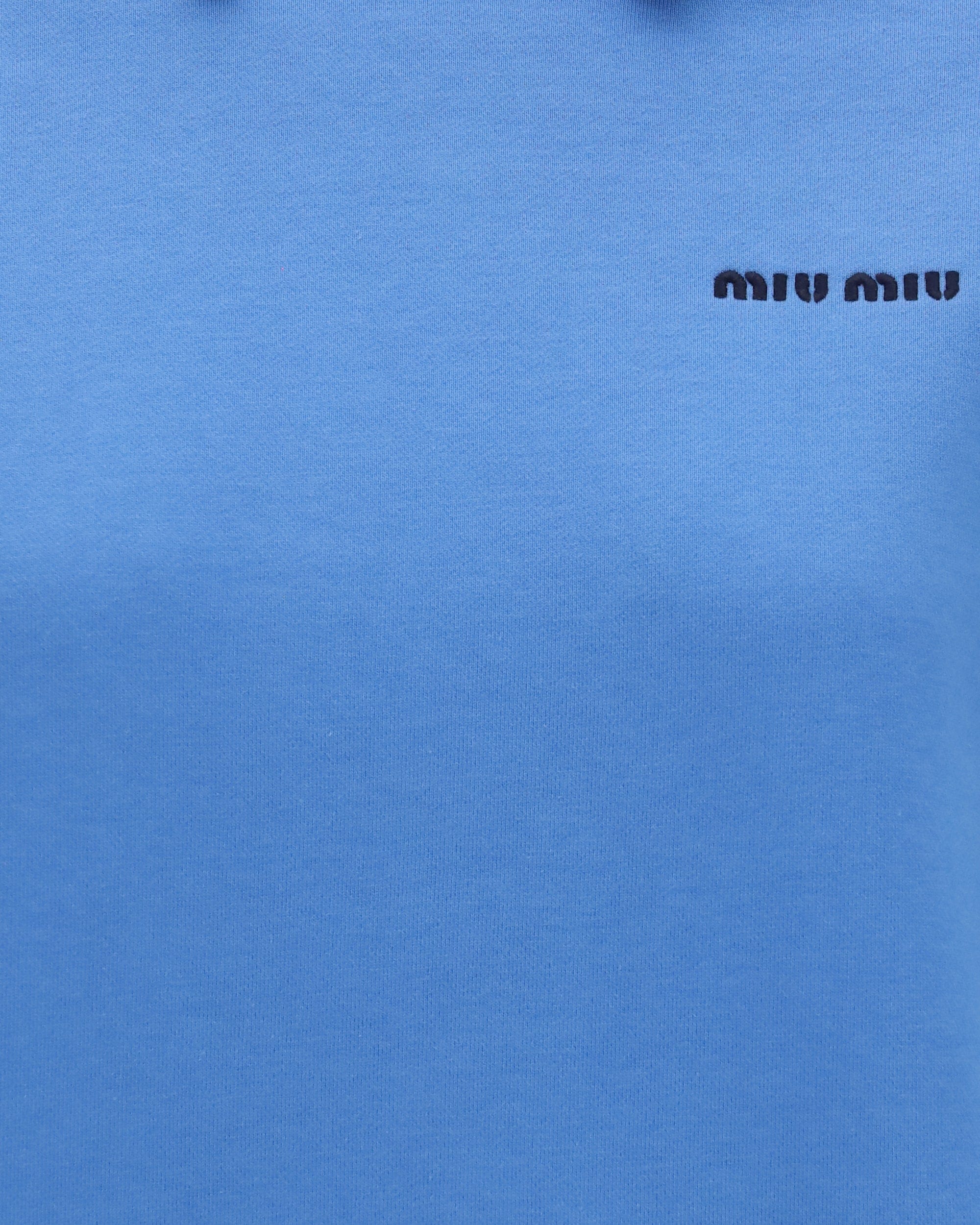 Miu Miu 刺繍ロゴ入りクルーネックスウェットシャツ | Sendegaro JP Miu Miu 刺繍ロゴ入りクルーネックスウェットシャツ | Sendegaro JP