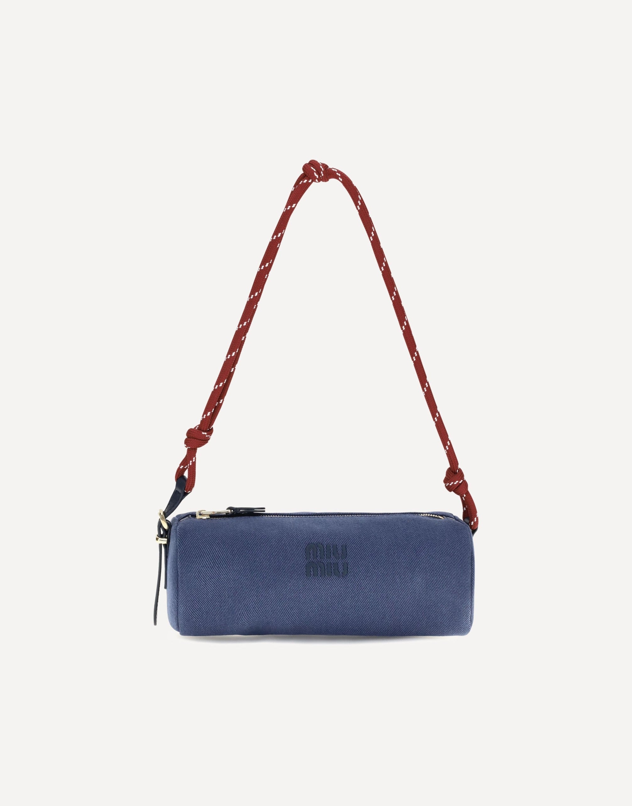 miu miu ロゴ入りショルダーバッグ Miu Miu 刺繍ロゴショルダーバッグ | Sendegaro JP