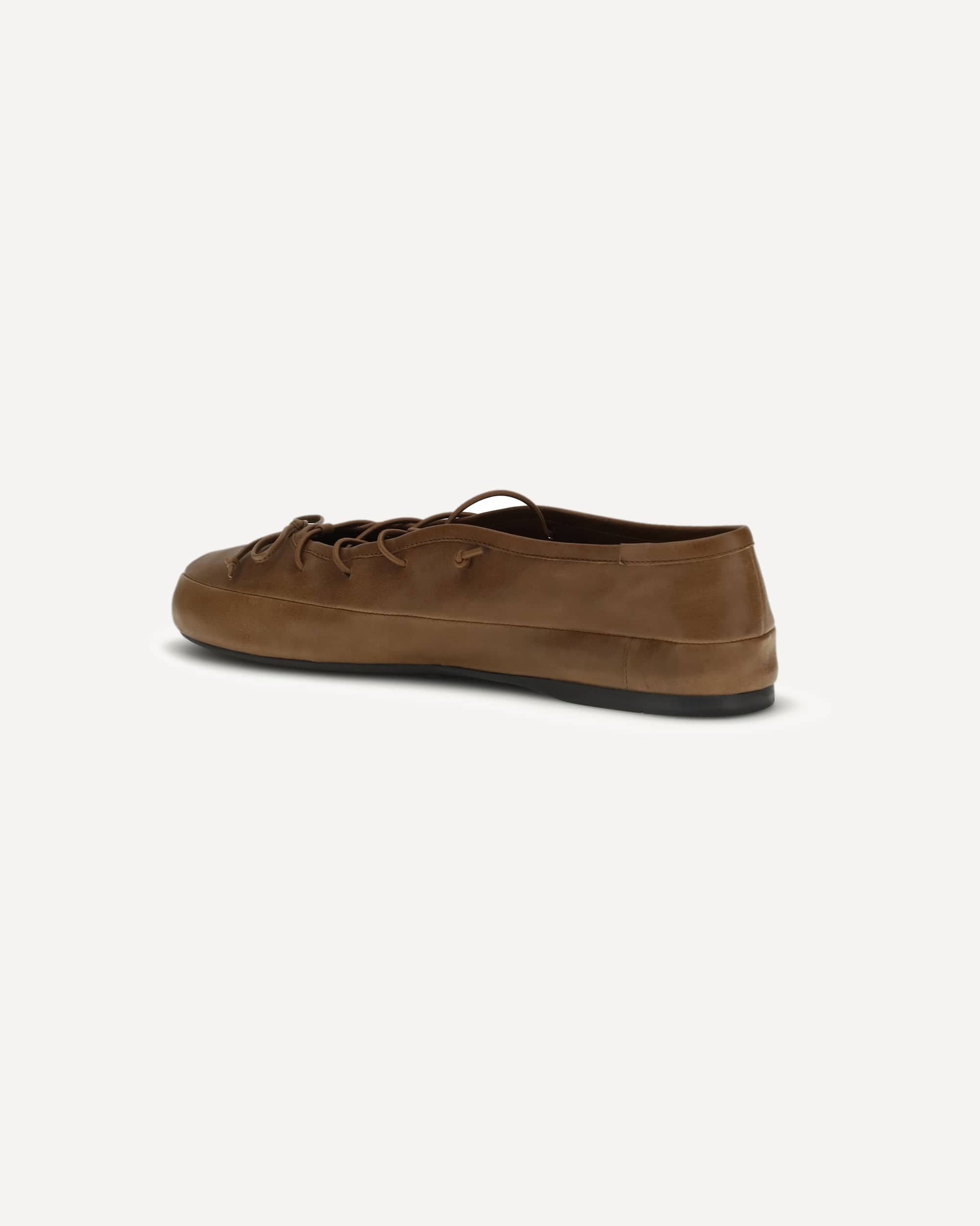 Miu Miu Leather Ballerinas