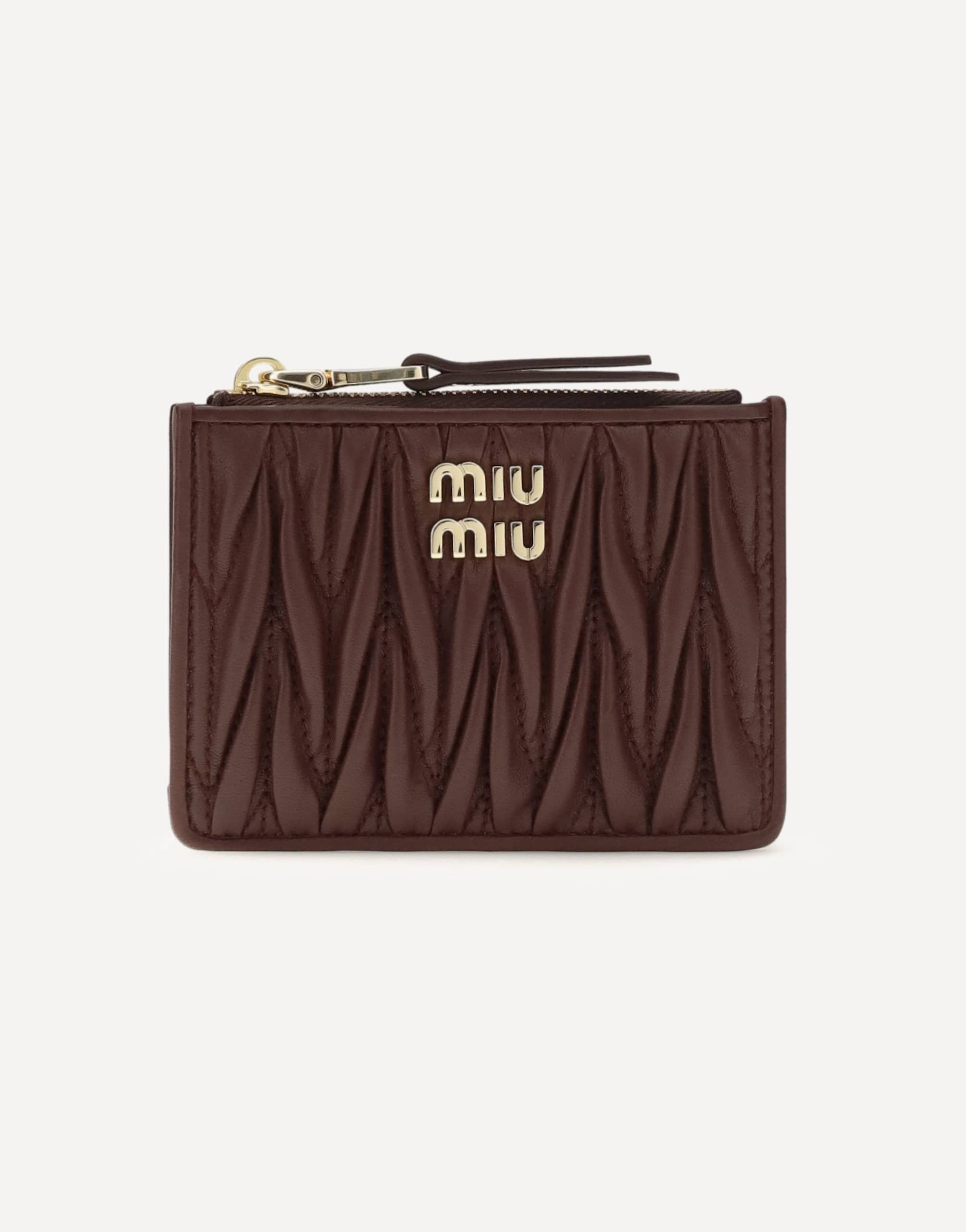 Miu Miu Miu Miu Leather Wallet With Logo