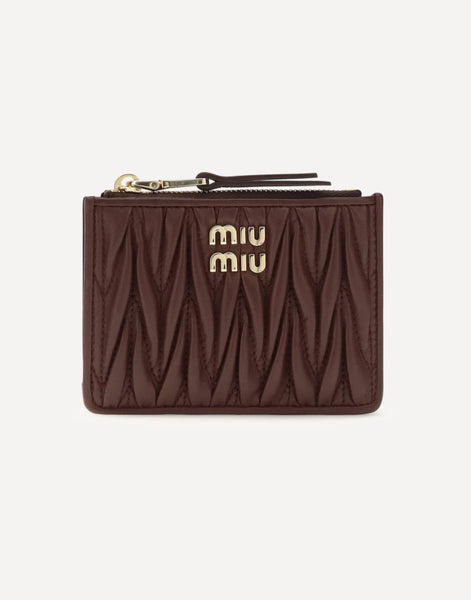 小物 2000s MIUMIU leather zip wallet Miu Miu Leather Wallet With Logo | Sendegaro ZA