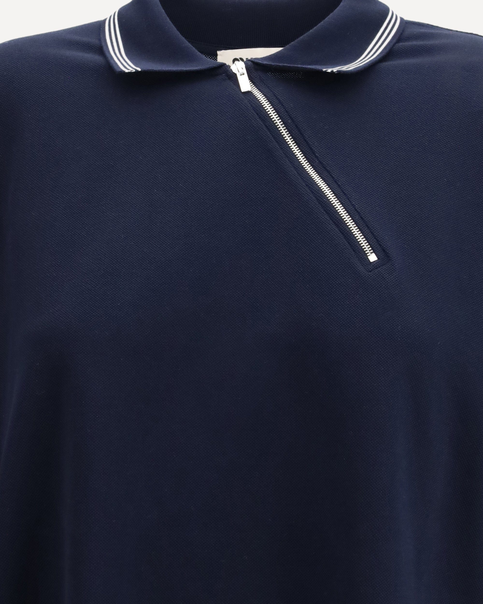 Miu Miu Long-Sleeved Polo Shirt With Side Zip | Sendegaro FR