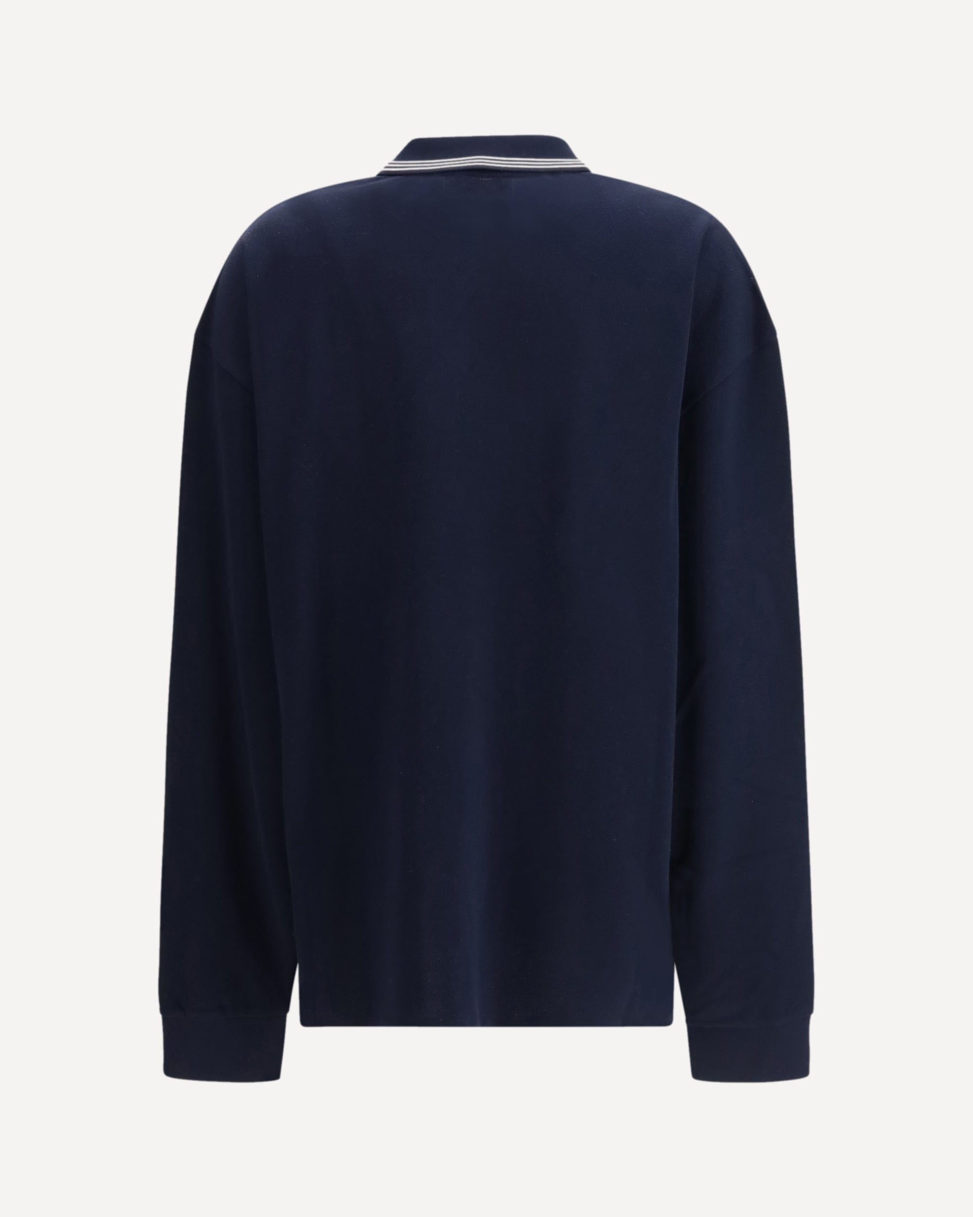 miu miu ポロシャツ 長袖 Miu Miu Long-Sleeved Polo Shirt With Side Zip | Sendegaro FR