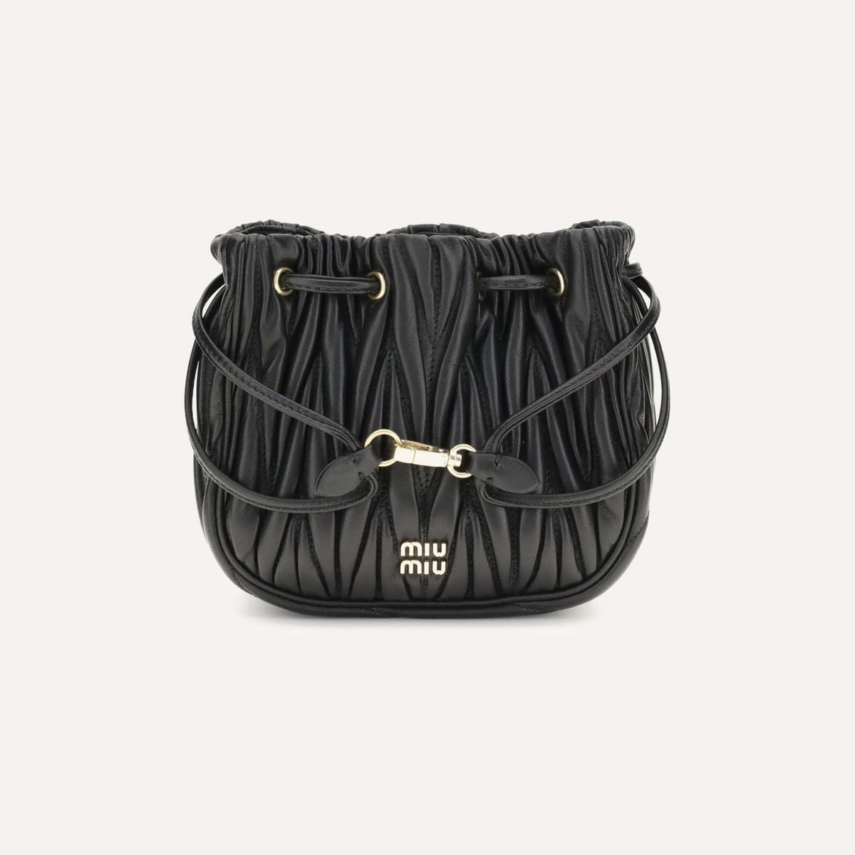 Miu Miu マトラッセ ナッパレザー ポーチ | Sendegaro JP
