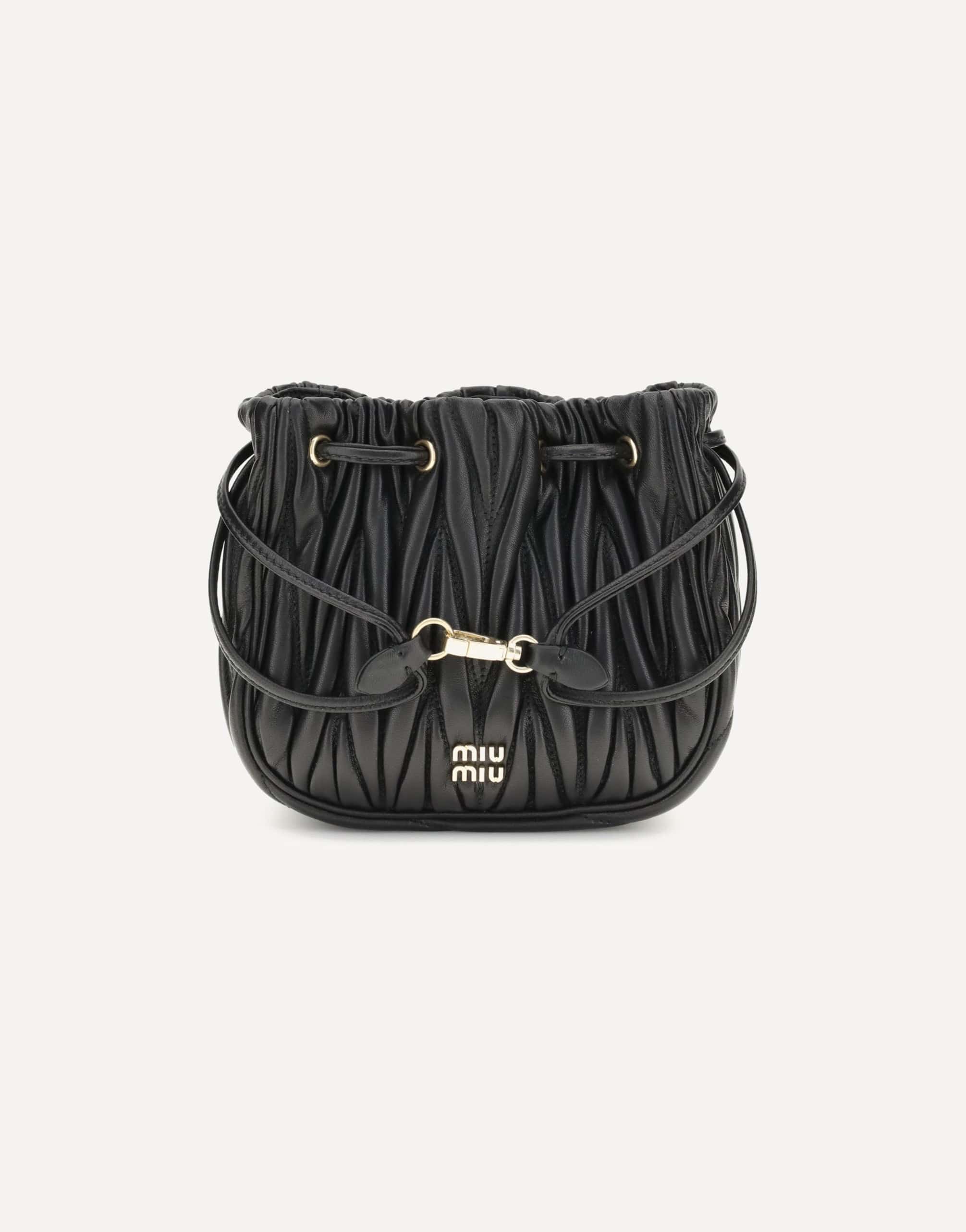 Miu Miu Matelassé Nappa Leather Pouch