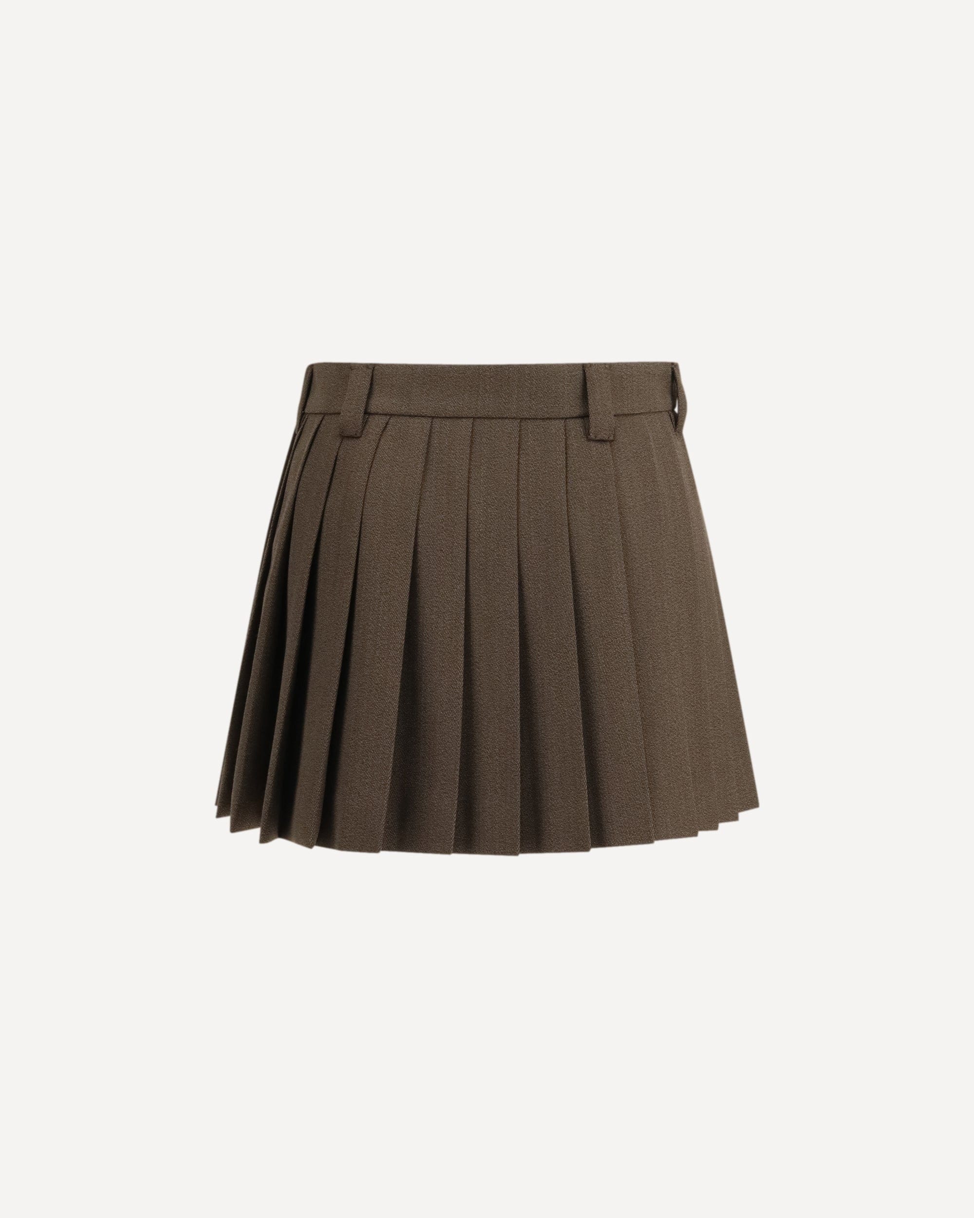 Miu Miu Pleated Miniskirt