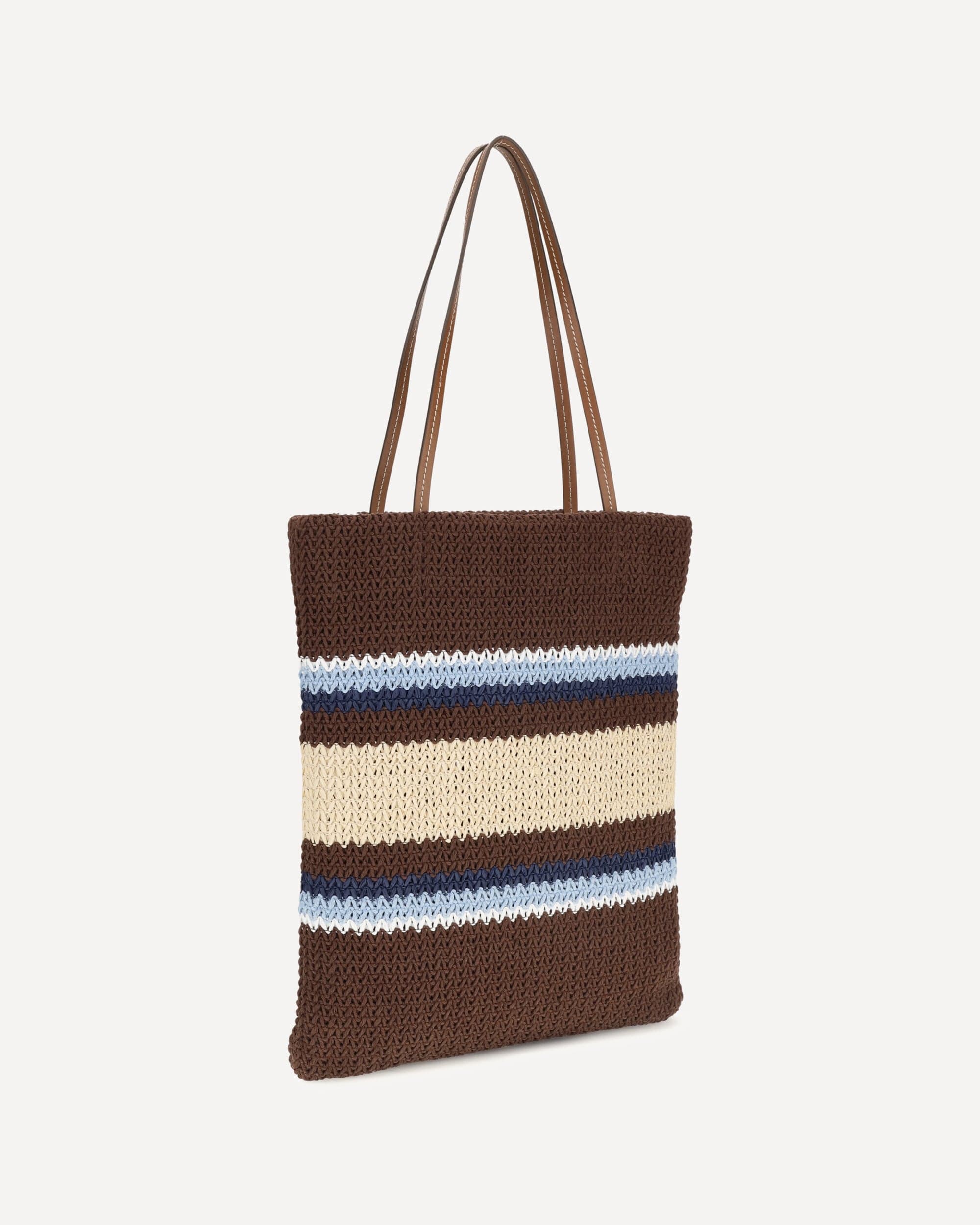 Miu Miu Miu Miu Raffia-Effect Yarn Tote Bag