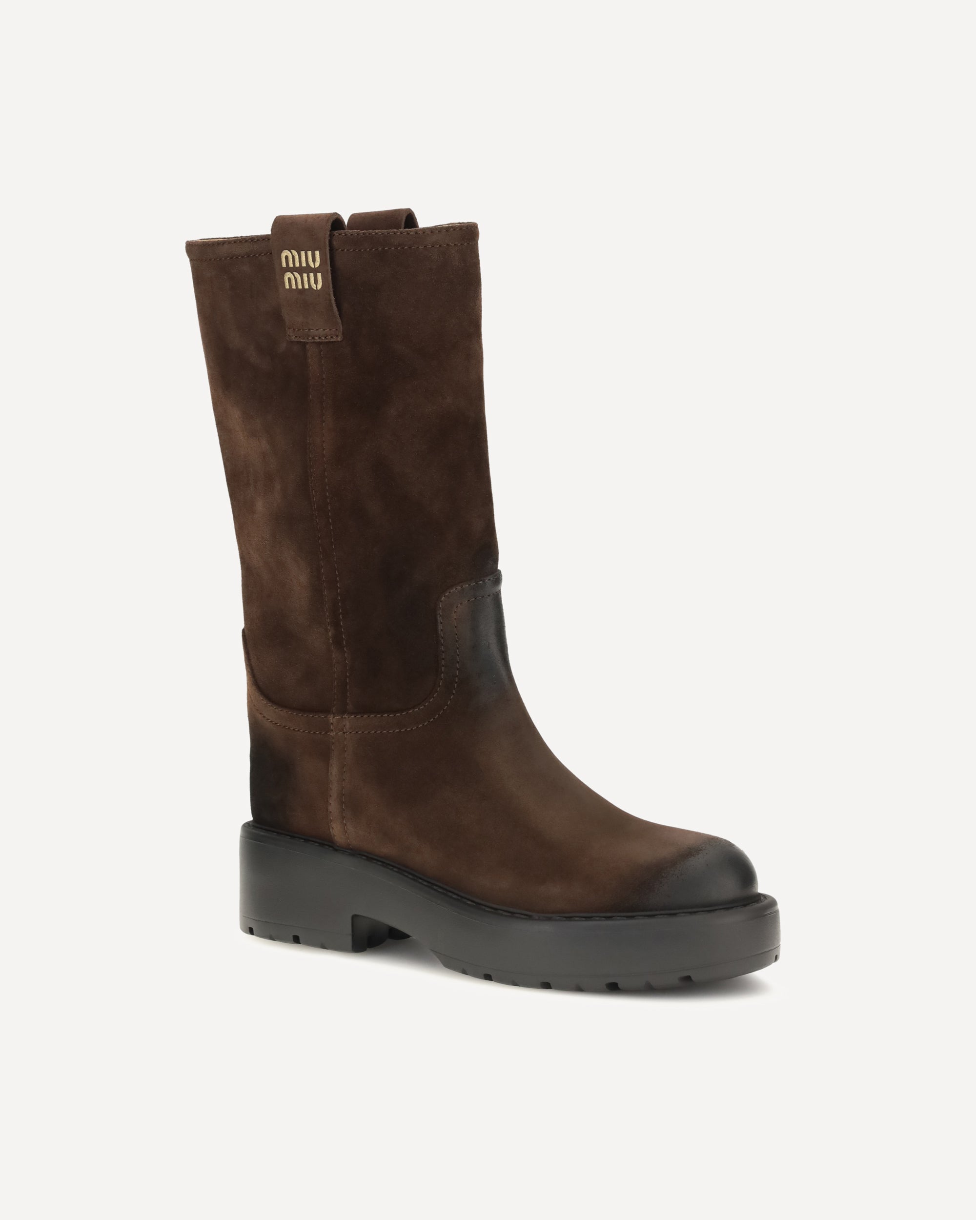 Miu Miu Suede Leather Boots - alternate view