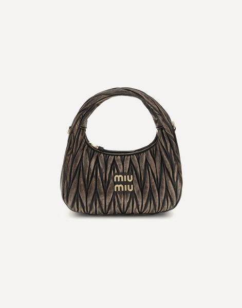 Miu Miu Wander Bag In Quilted Leather | Sendegaro