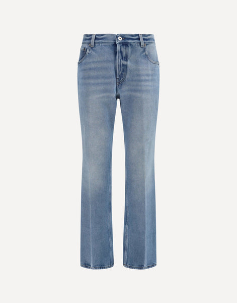 Miu Miu Washed Denim Five-Pocket Jeans | Sendegaro IT
