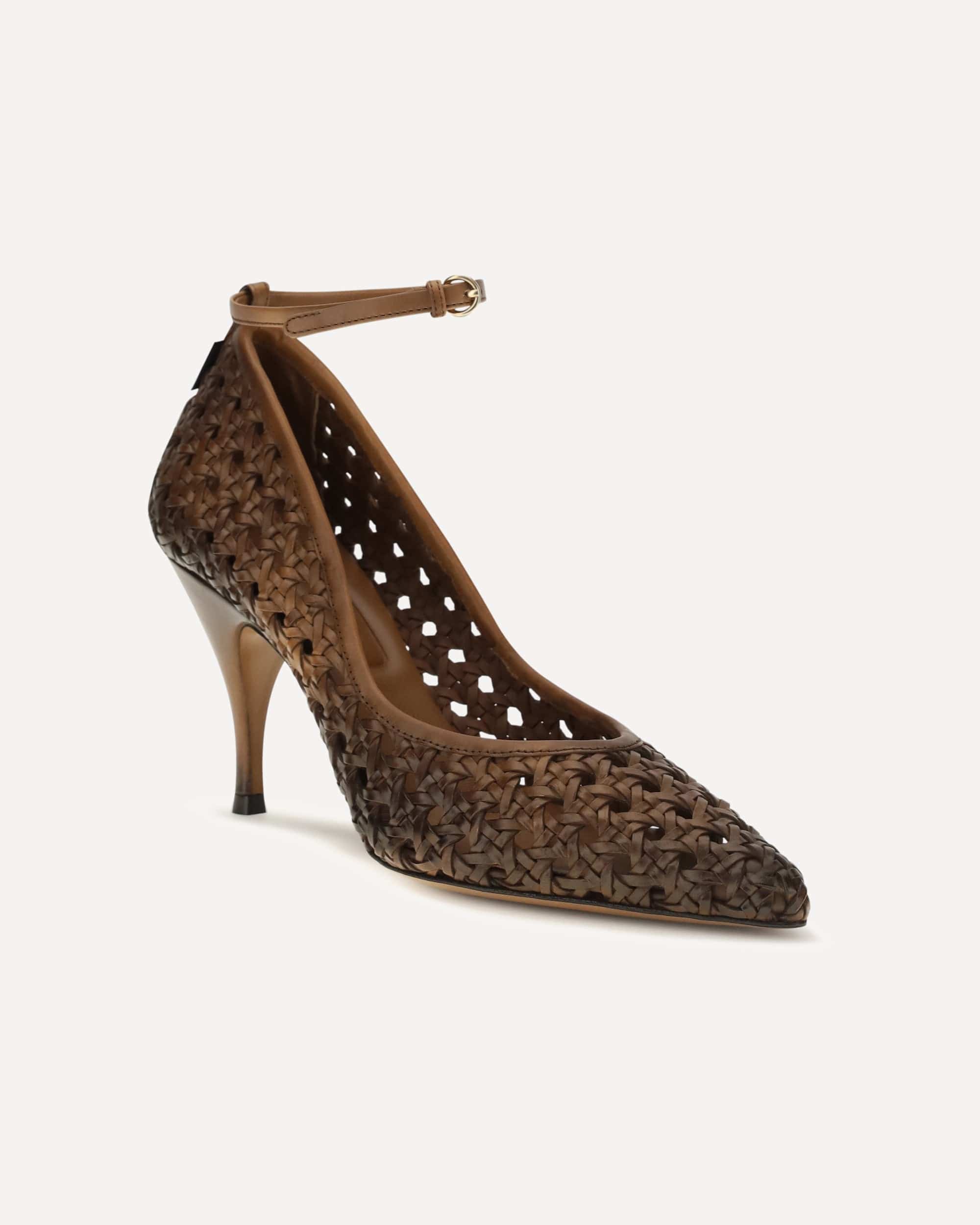 Miu Miu Woven Leather Pumps - alternate view