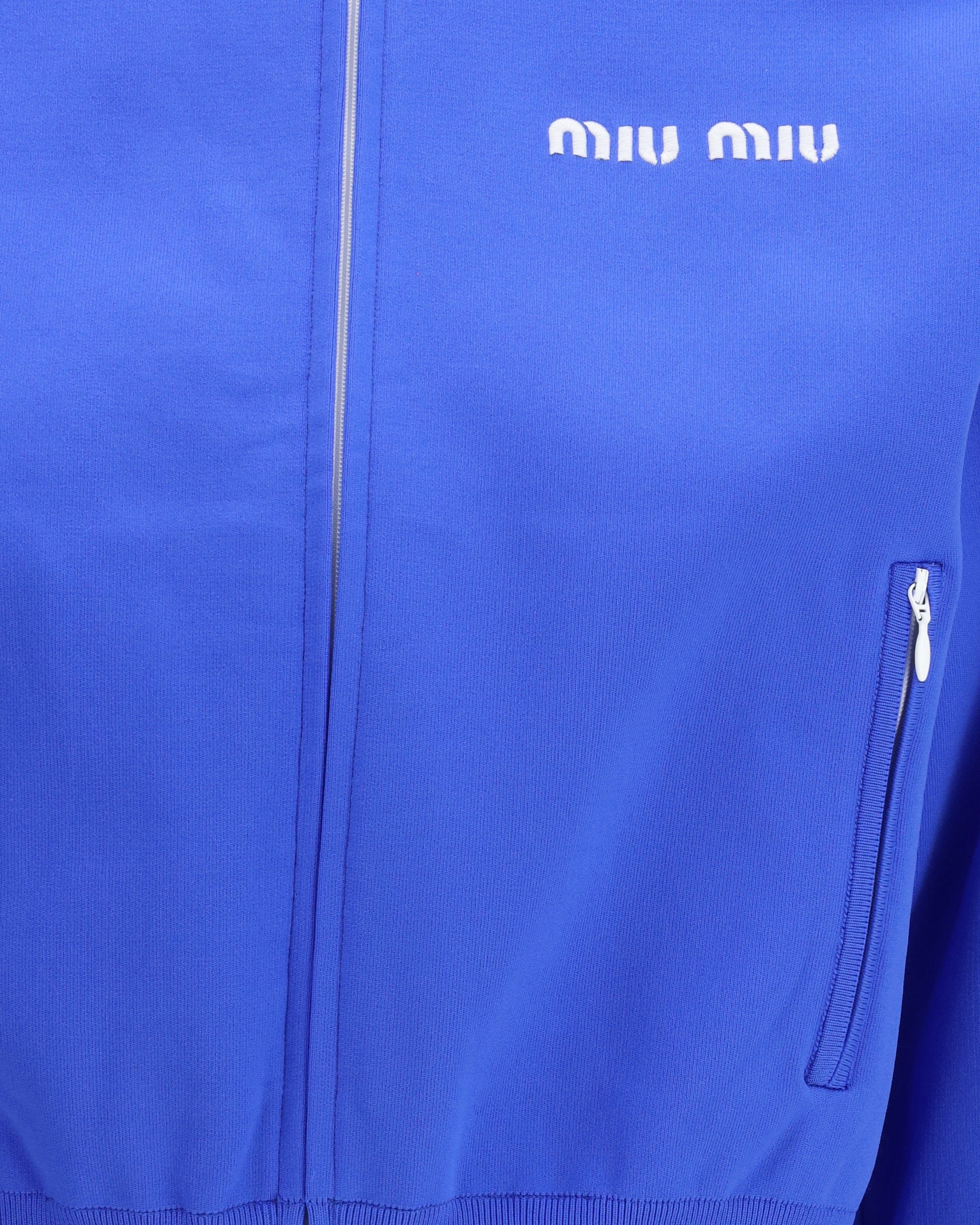 Miu Miu ジップアップスウェットシャツ | Sendegaro JP