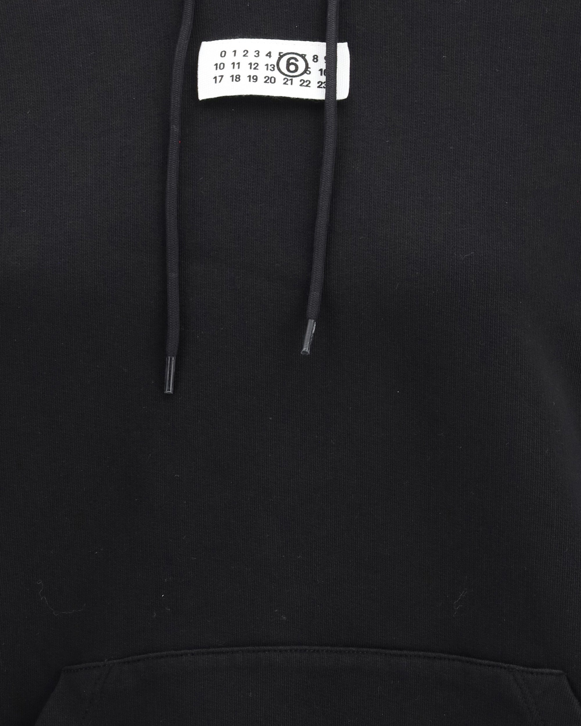 MM6 Cotton Hoodie With Logo Patch