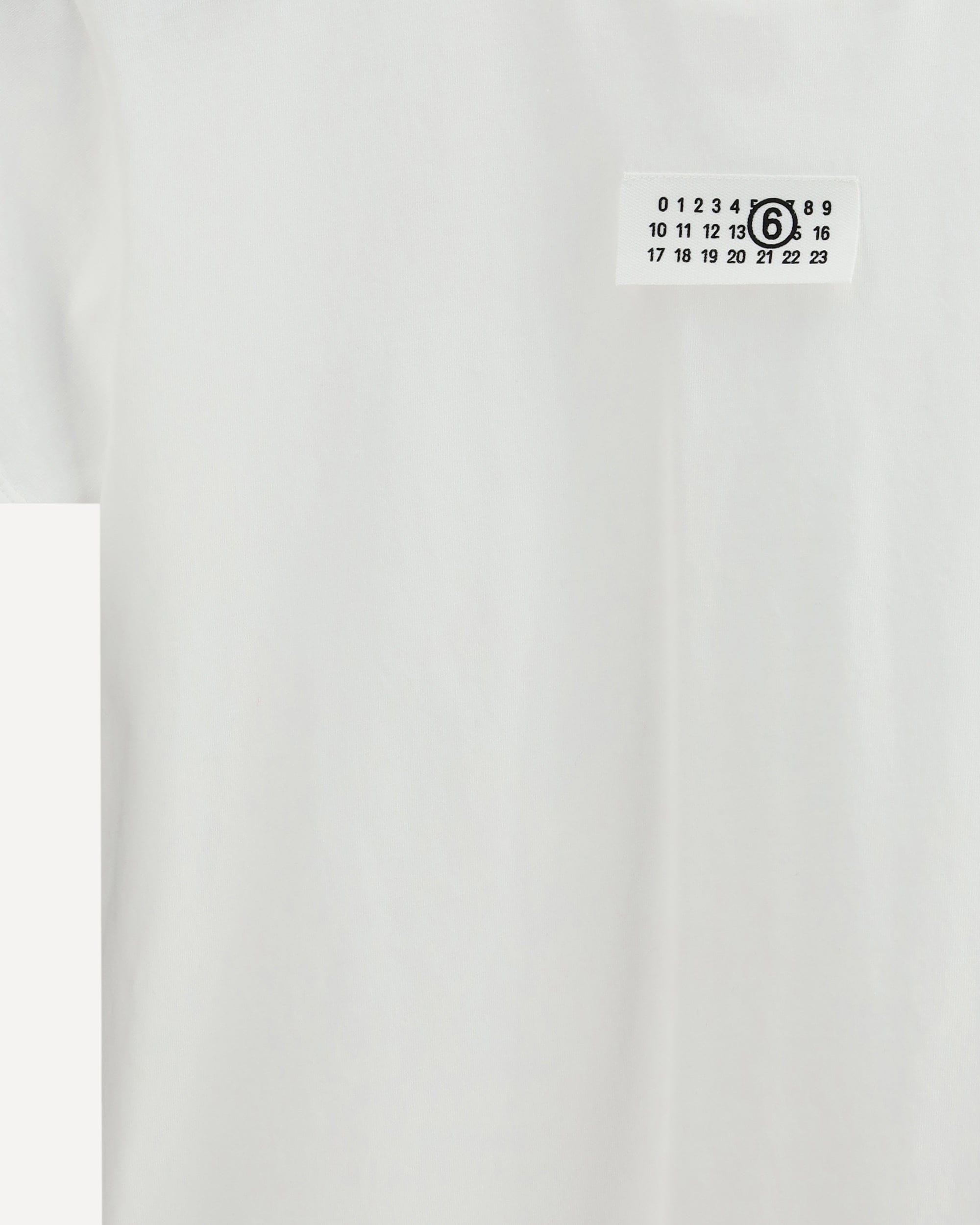 MM6 Cotton T-Shirt With Logo Patch
