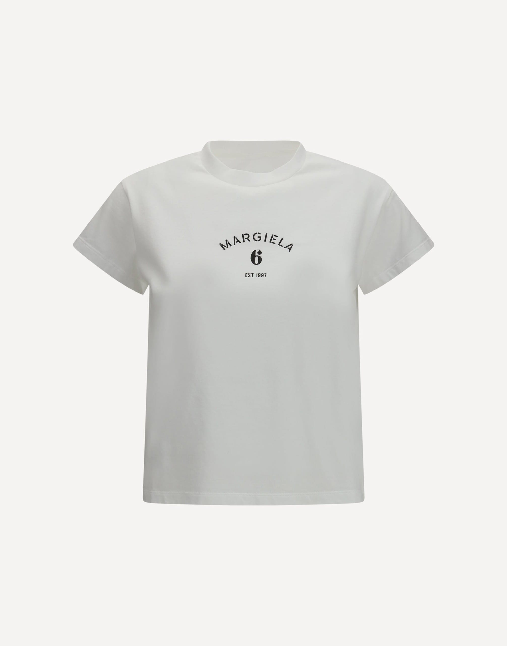 MM6 MM6 Jersey T-Shirt With Logo