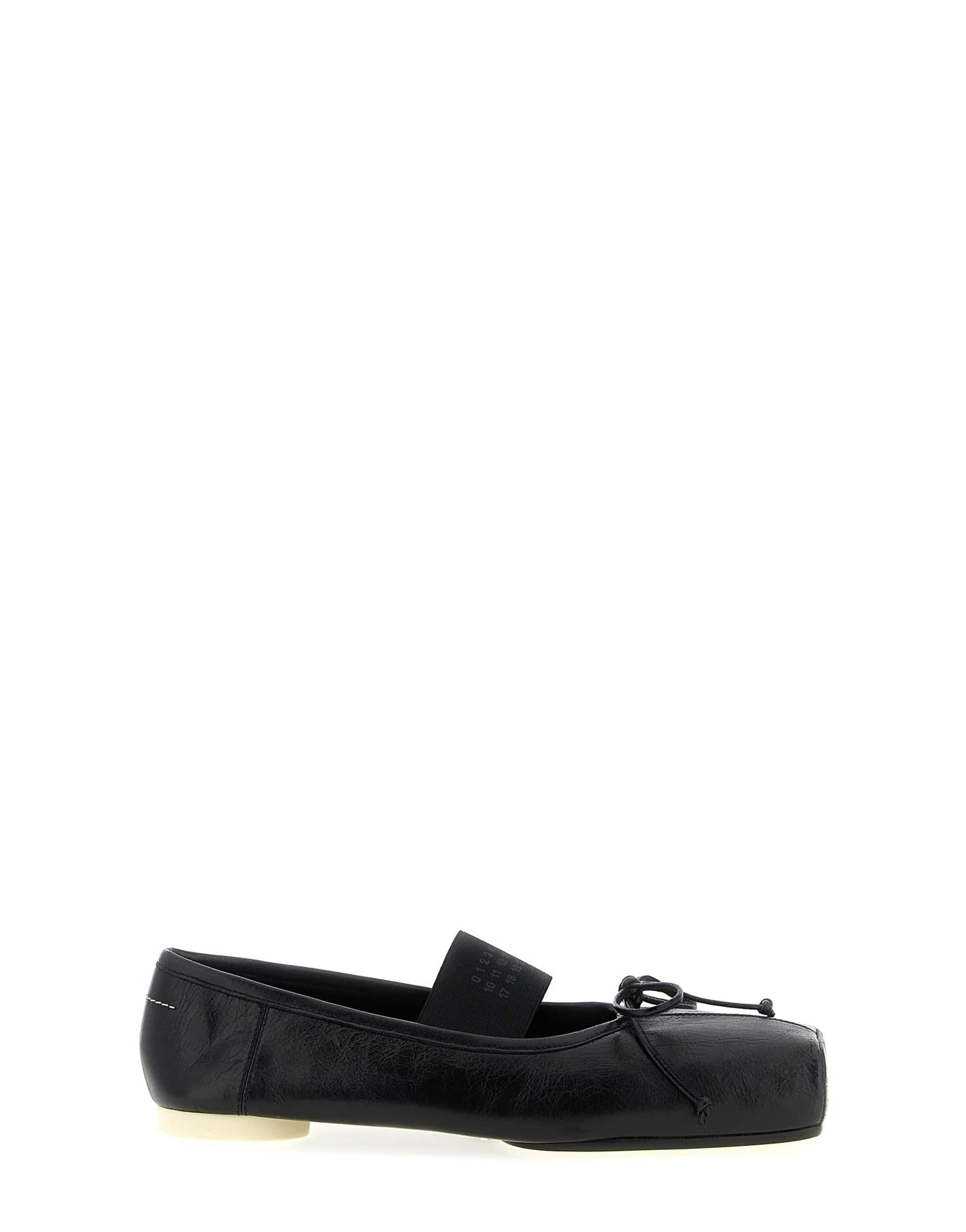 MM6 Maison Margiela MM6 Maison Margiela Ballet Crinkle Leather Flats