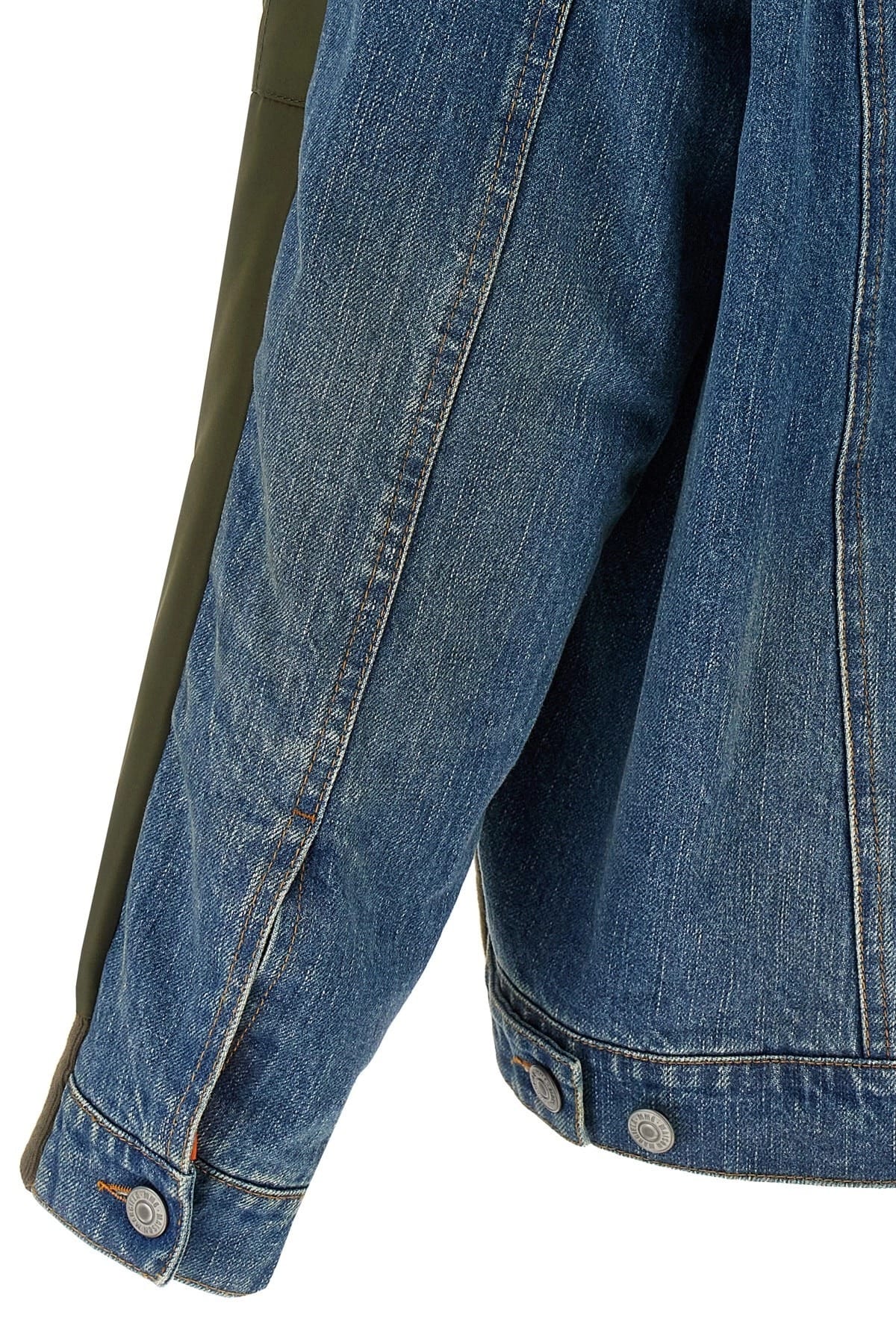 MM6 Maison Margiela MM6 Maison Margiela Bimaterial Bomber Jacket