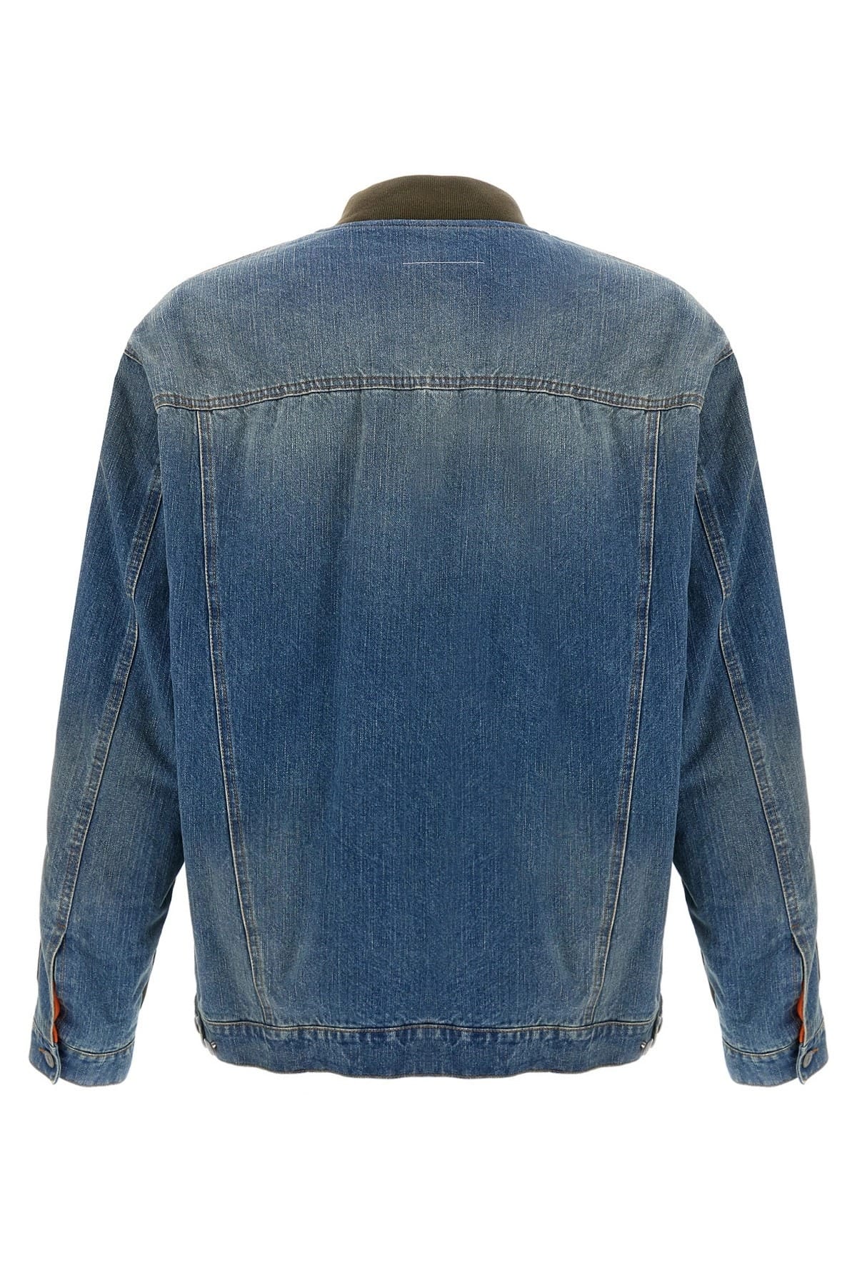 MM6 Maison Margiela MM6 Maison Margiela Bimaterial Bomber Jacket
