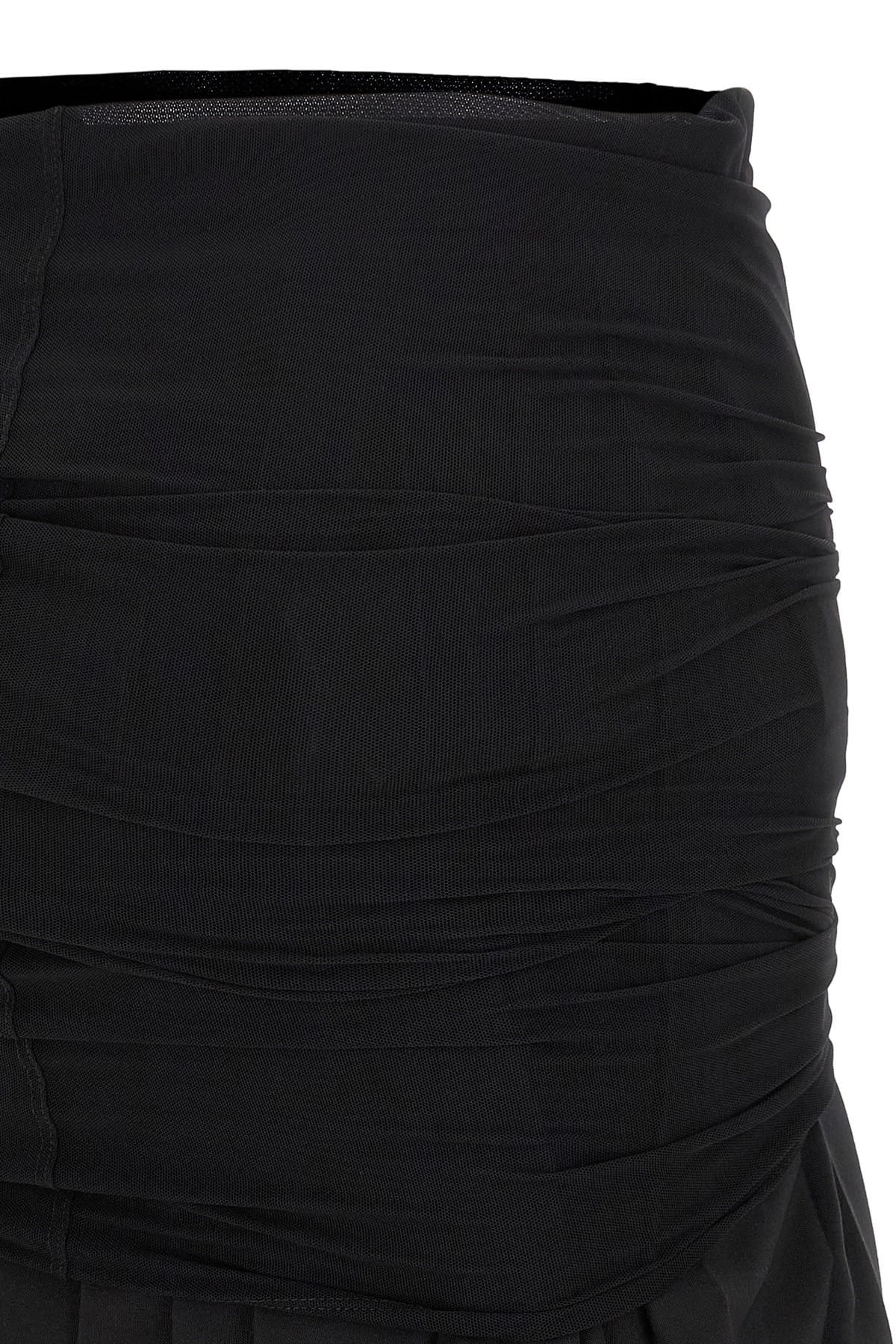 MM6 Maison Margiela MM6 Maison Margiela Double Layer Pleated Skirt
