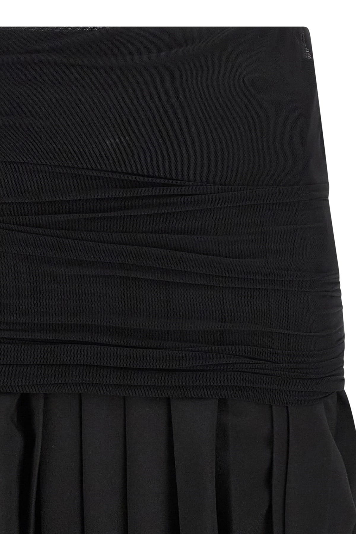 MM6 Maison Margiela MM6 Maison Margiela Double Layer Pleated Skirt
