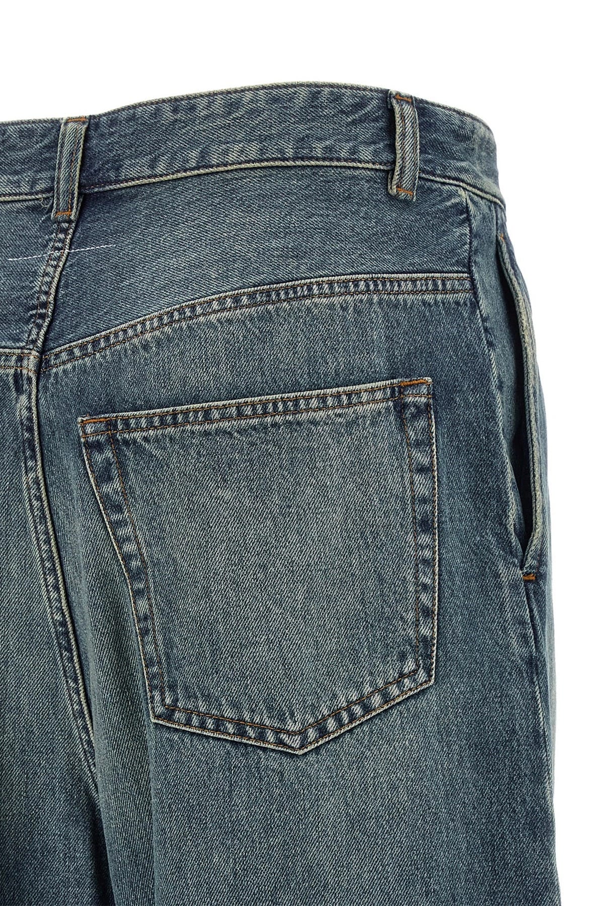 MM6 Maison Margiela MM6 Maison Margiela High Waist Wide Leg Jeans