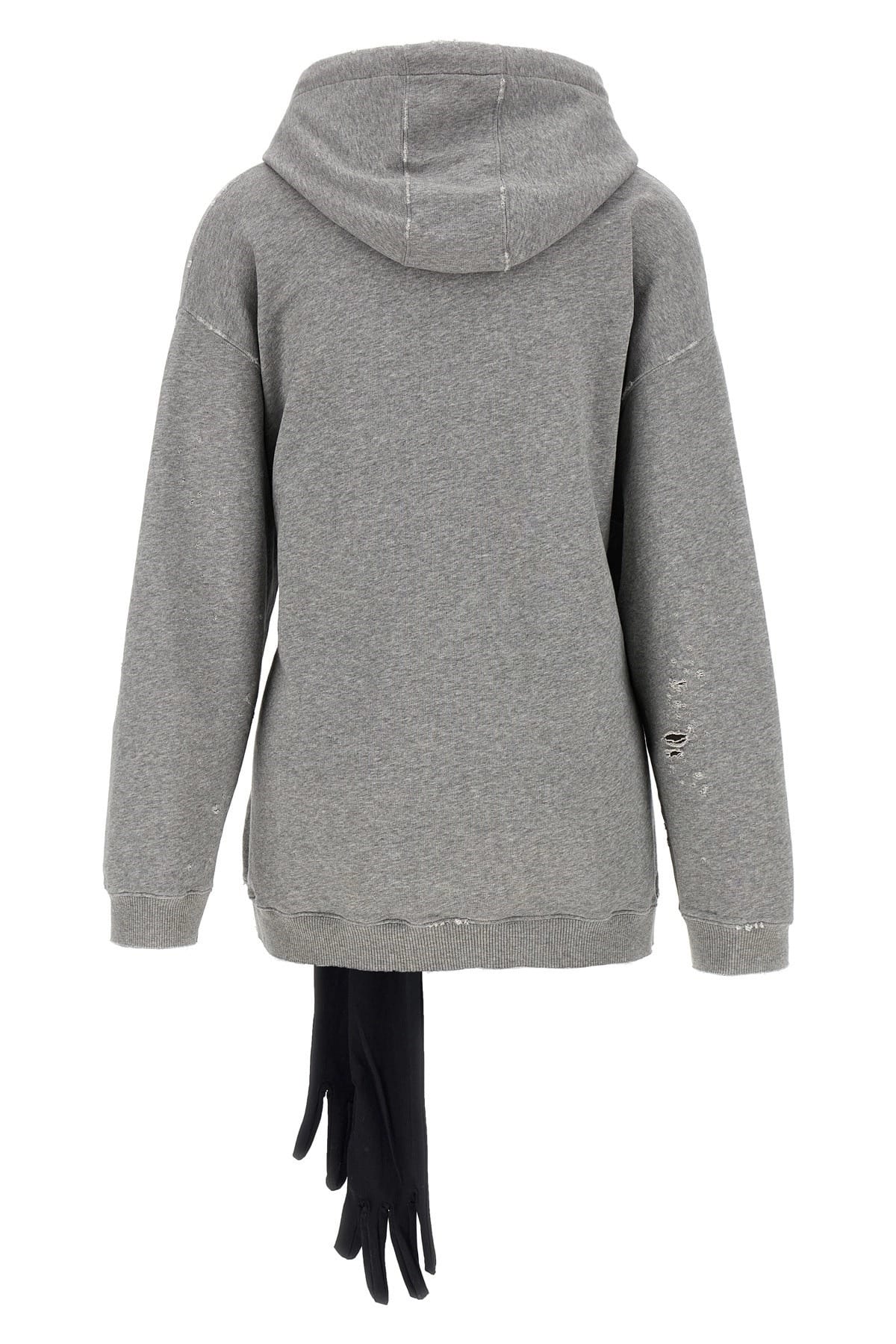 MM6 Maison Margiela MM6 Maison Margiela Hoodie Dress With Gloves