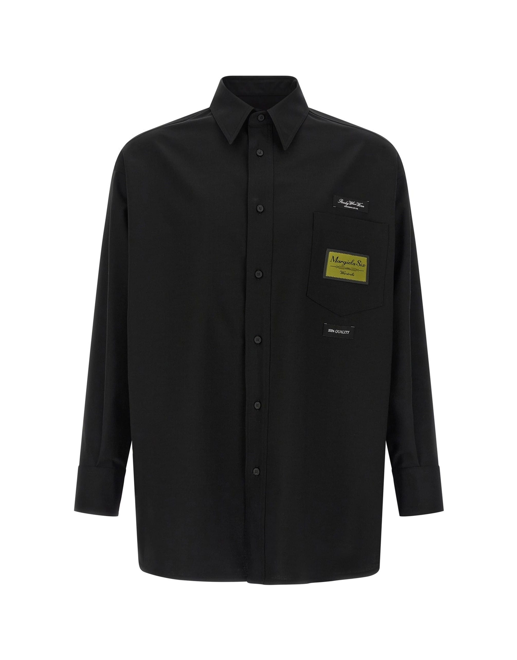 MM6 Maison Margiela MM6 Maison Margiela Jacquard Label Shirt