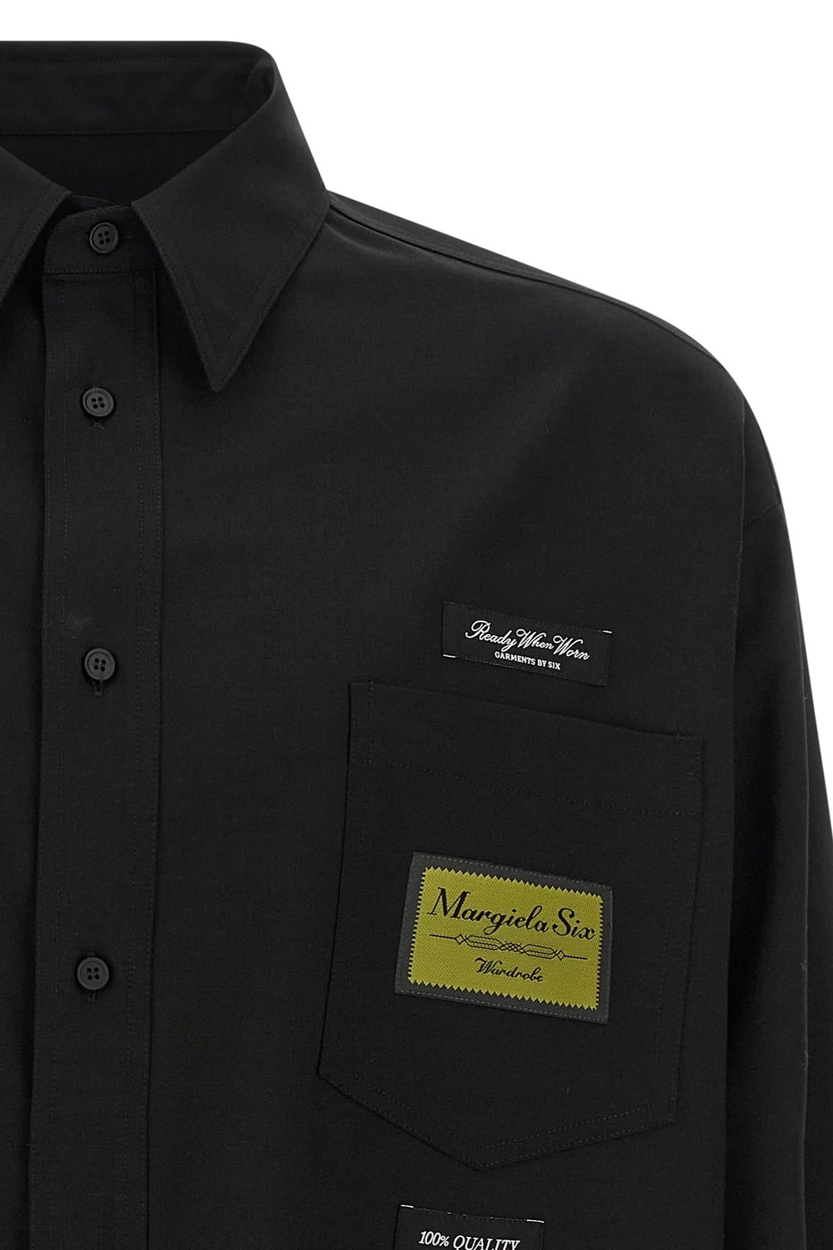 MM6 Maison Margiela MM6 Maison Margiela Jacquard Label Shirt