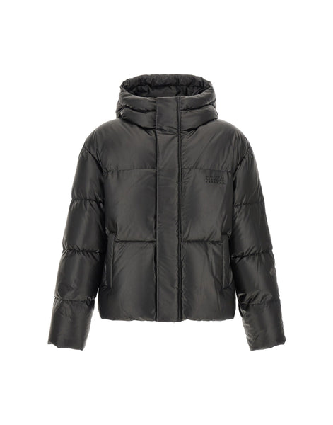 MM6 Maison Margiela Lacquered Finish Down Jacket | Sendegaro