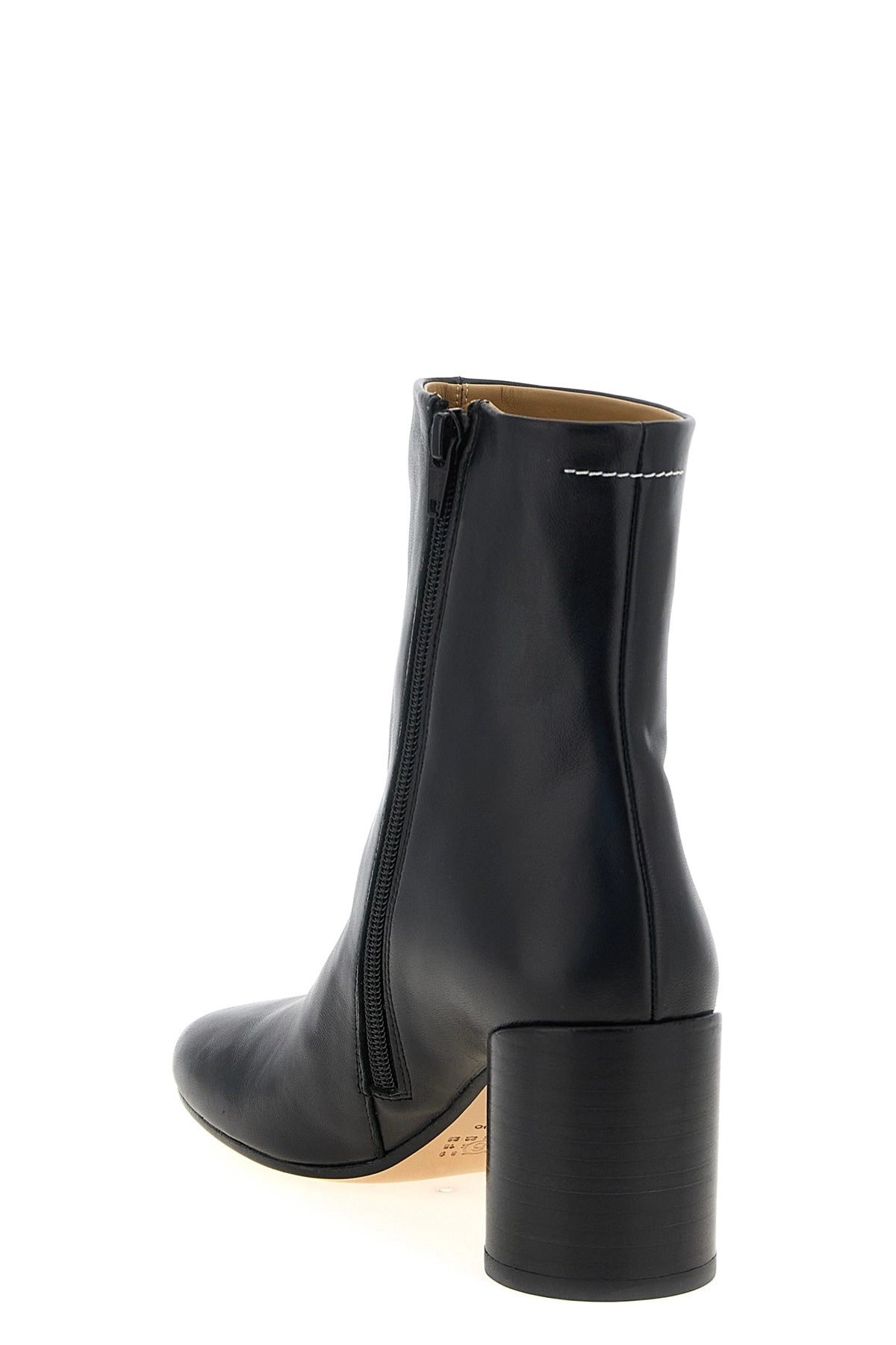 بوت للكاحل من الجلد من MM6 Maison Margiela